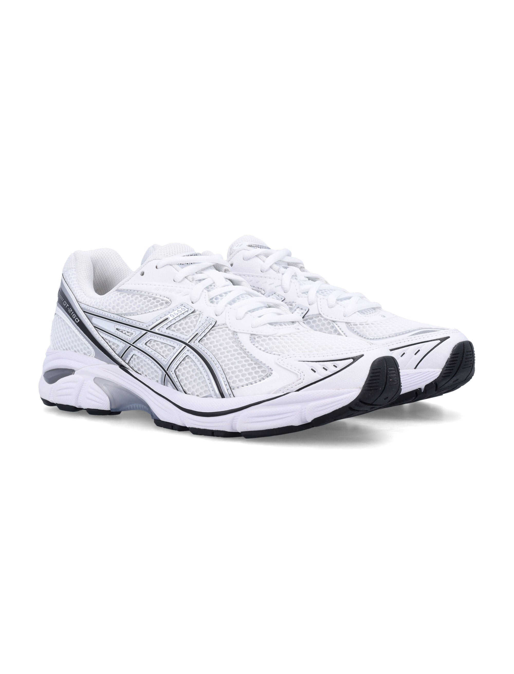 Asics GT-2160 White Mesh Sneakers Silver Synthetic Sole