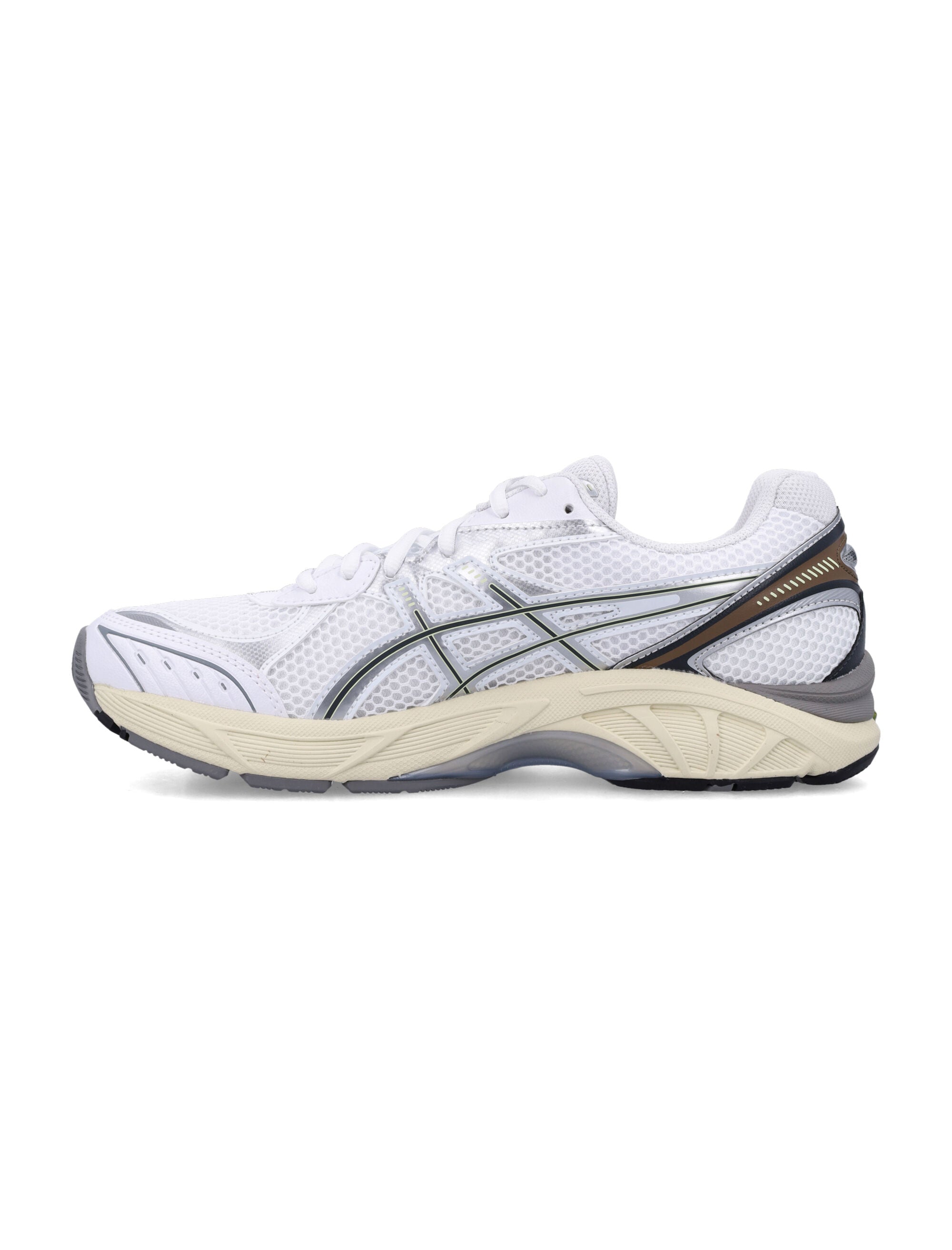 Asics GT-2160 White Mesh Sneakers White/soft Yellow Synthetic Sole