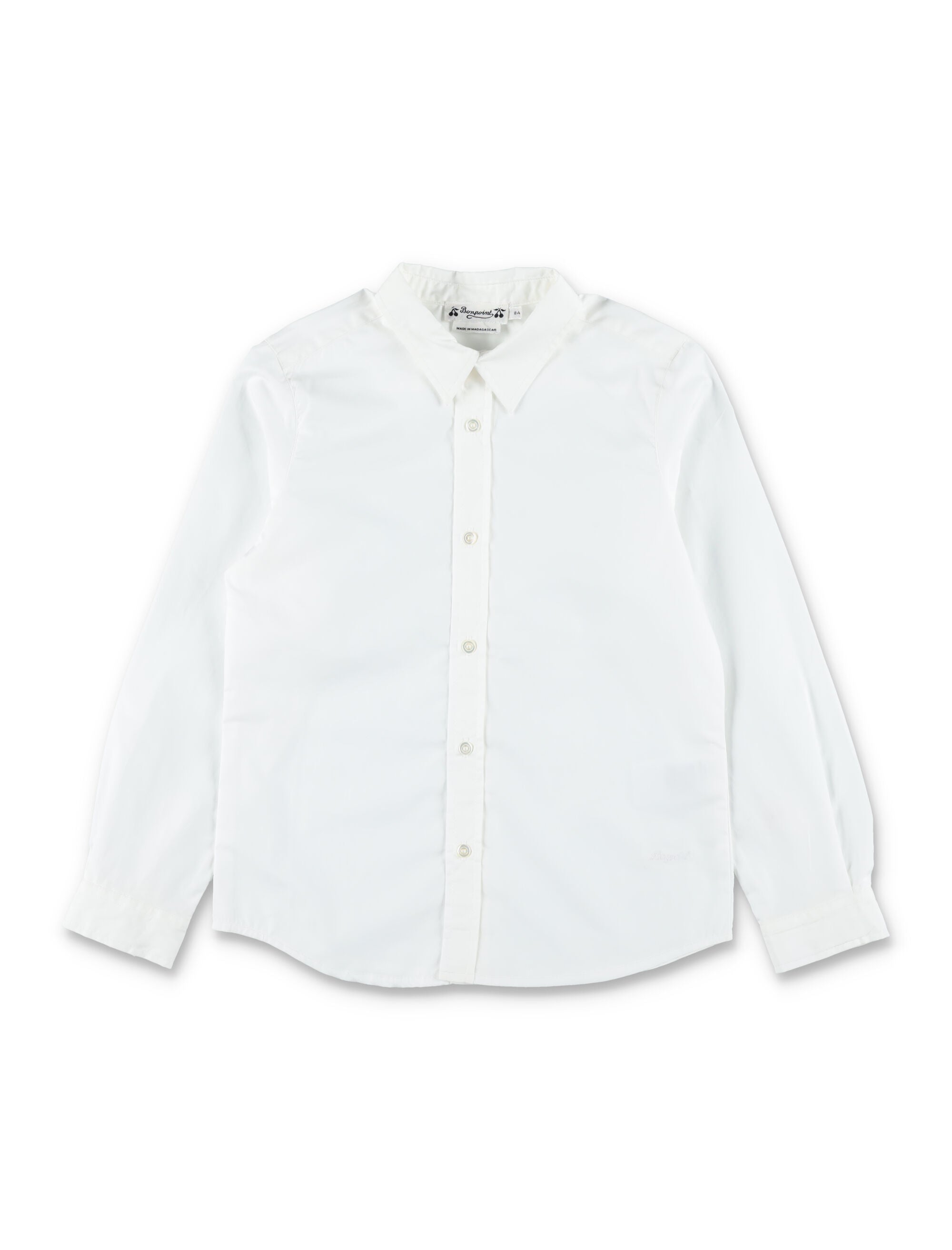 Bonpoint Acteur Girls Shirt White Cotton