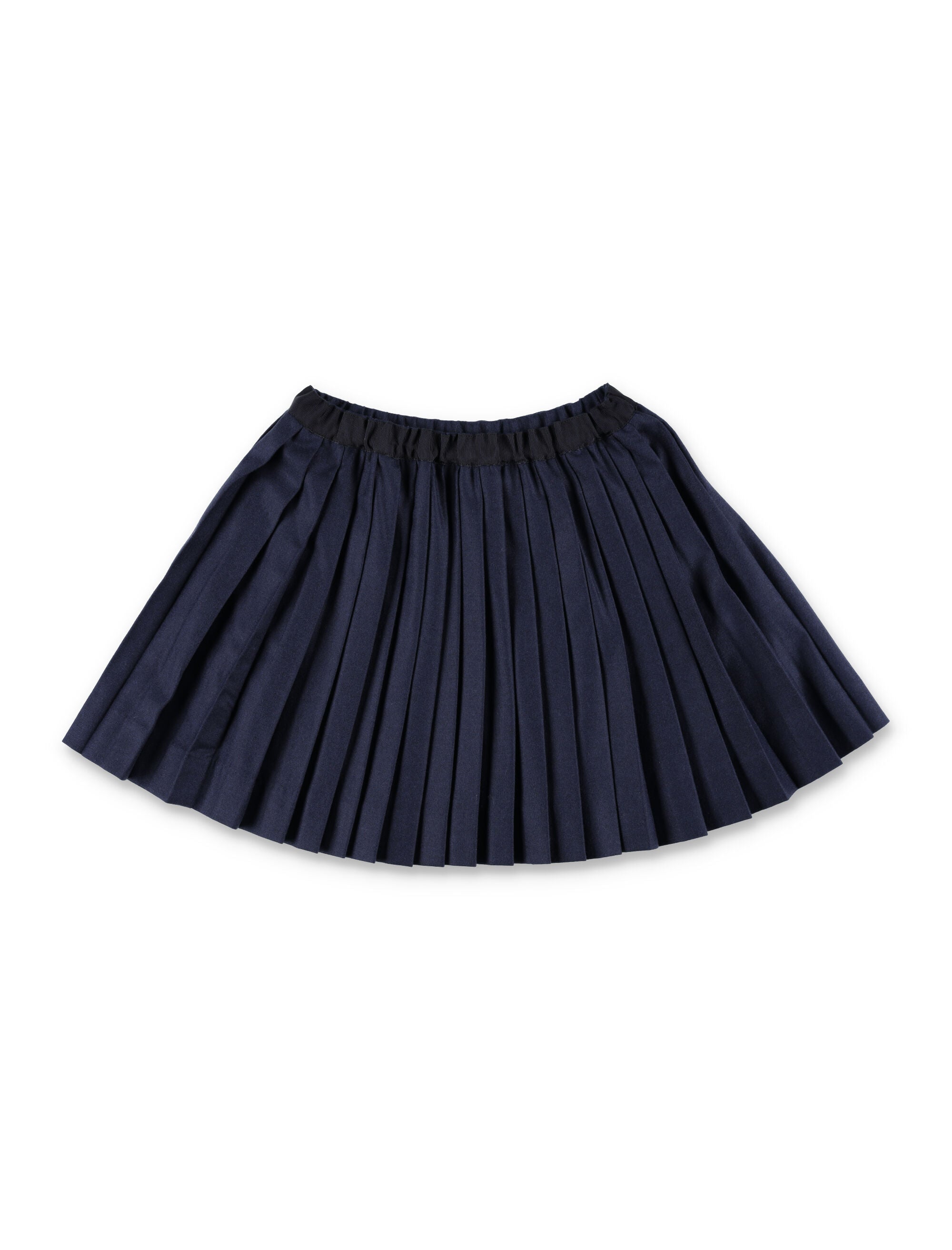 Kid - Mini skirt Marine Virgin Wool