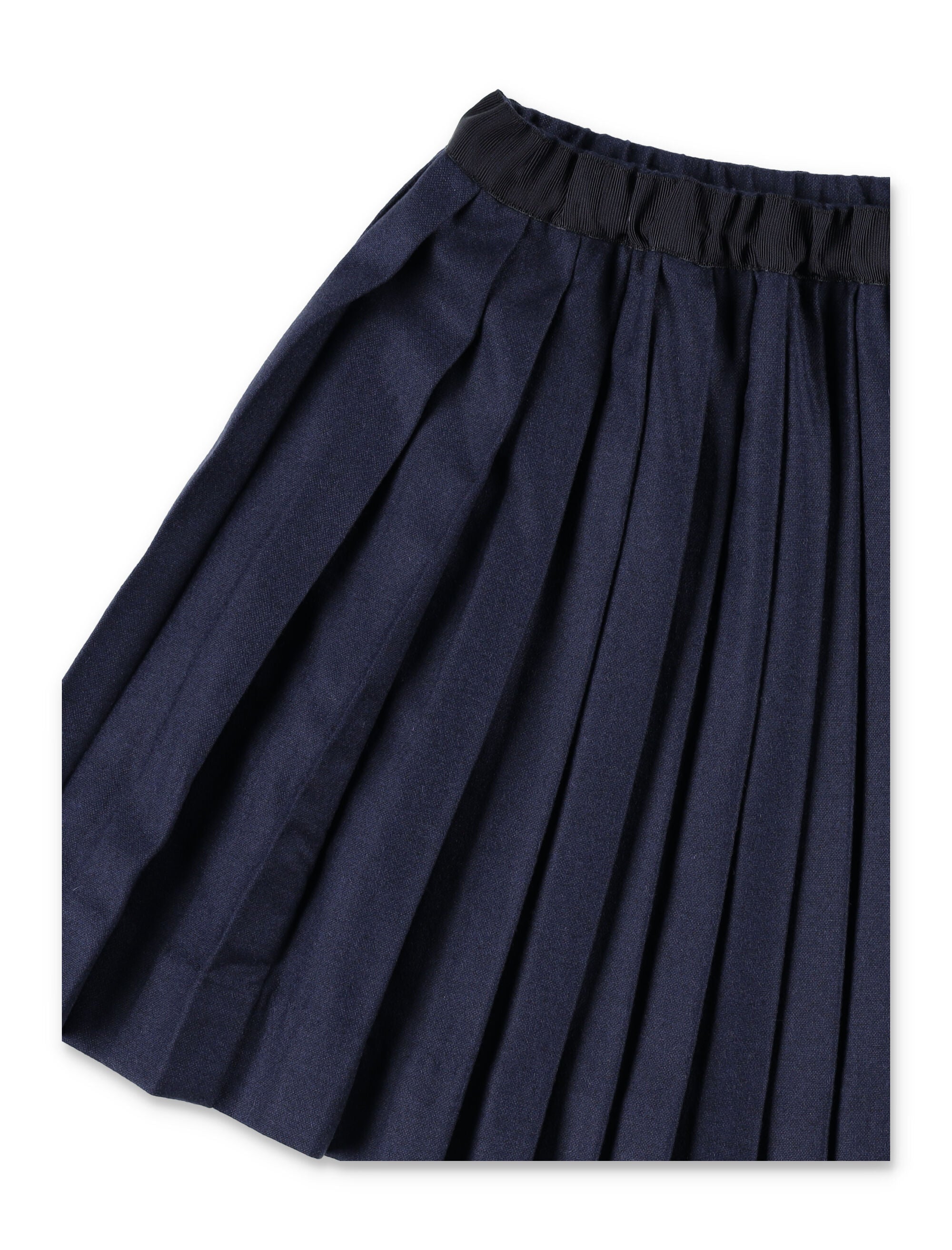 Kid - Mini skirt Marine Virgin Wool