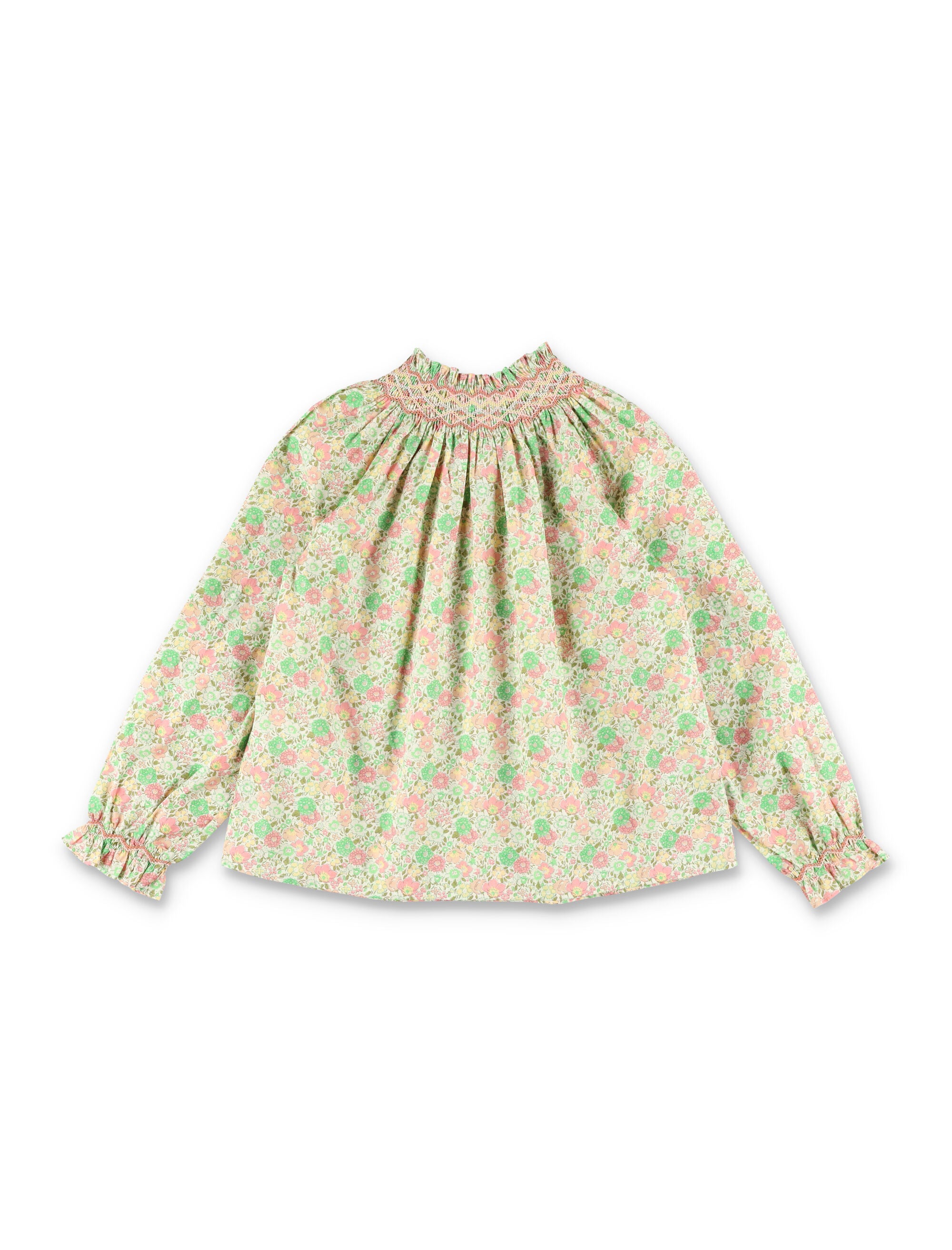 Bonpoint Pétale girls blouse in liberty fabric Multicolor Organic Cotton Shirt