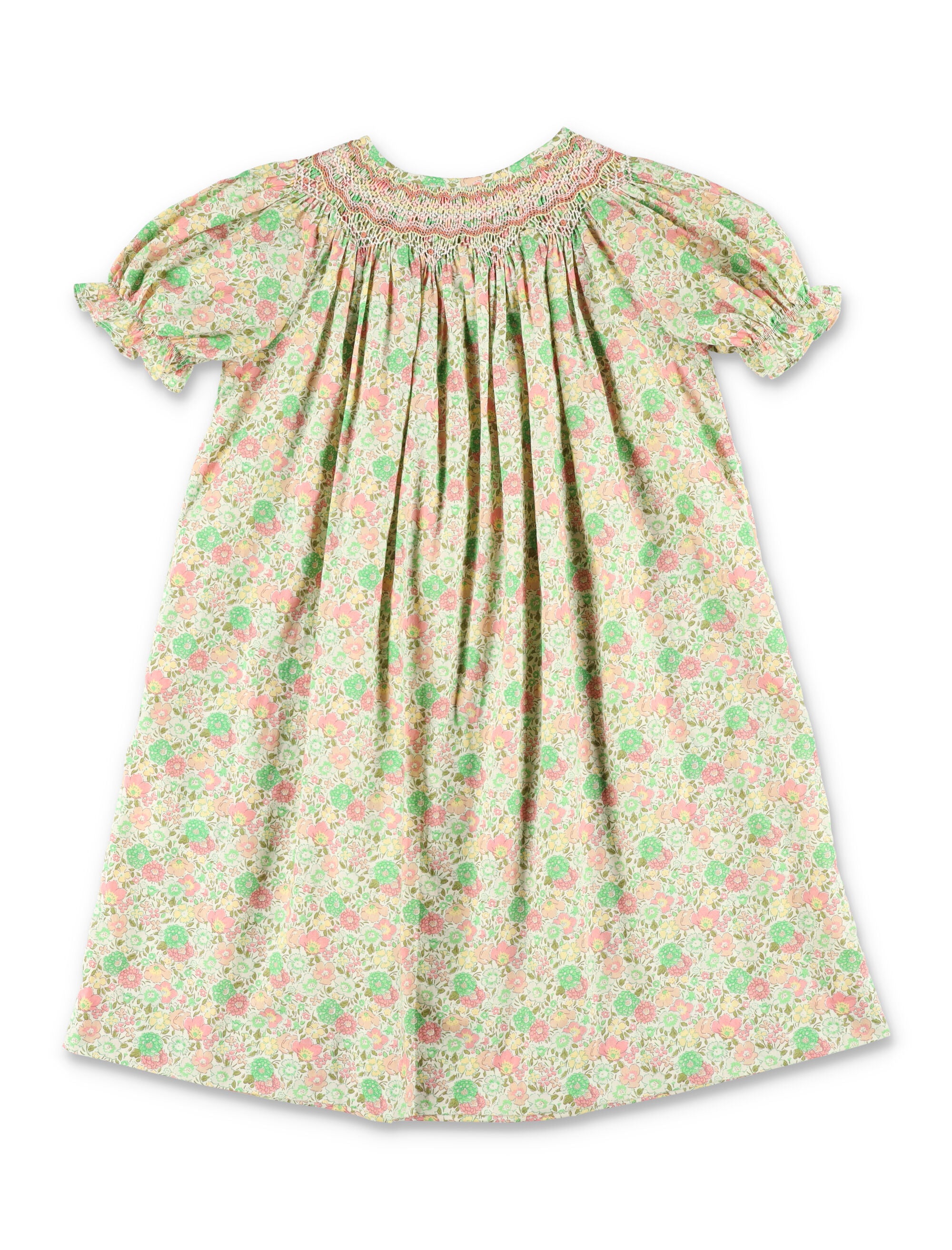 Bonpoint Jarah smocked liberty floral girls dress Multicolor Organic Cotton