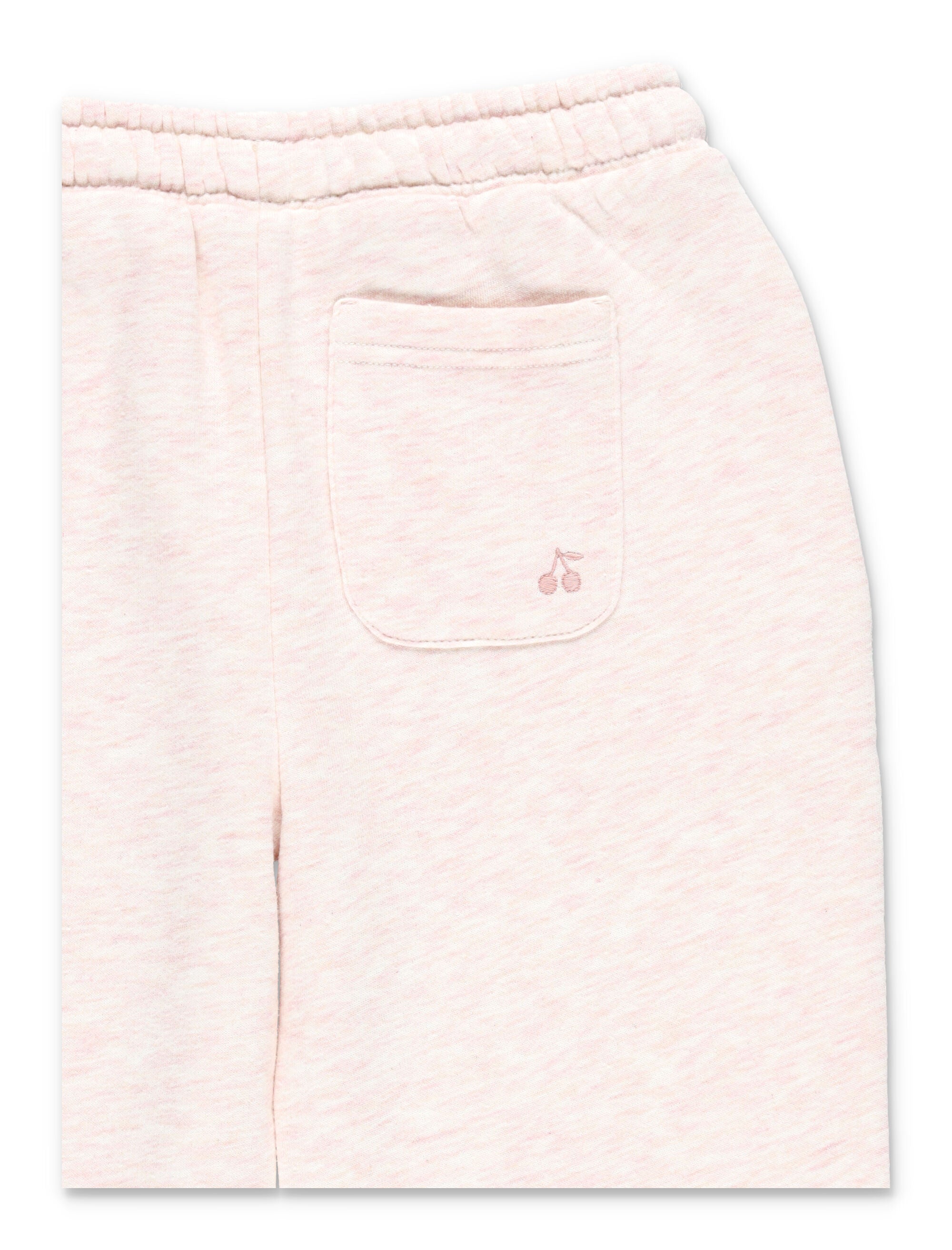 Bonpoint girls Dala jogging pants with cherry embroidery Pink Polyester Sweatpants