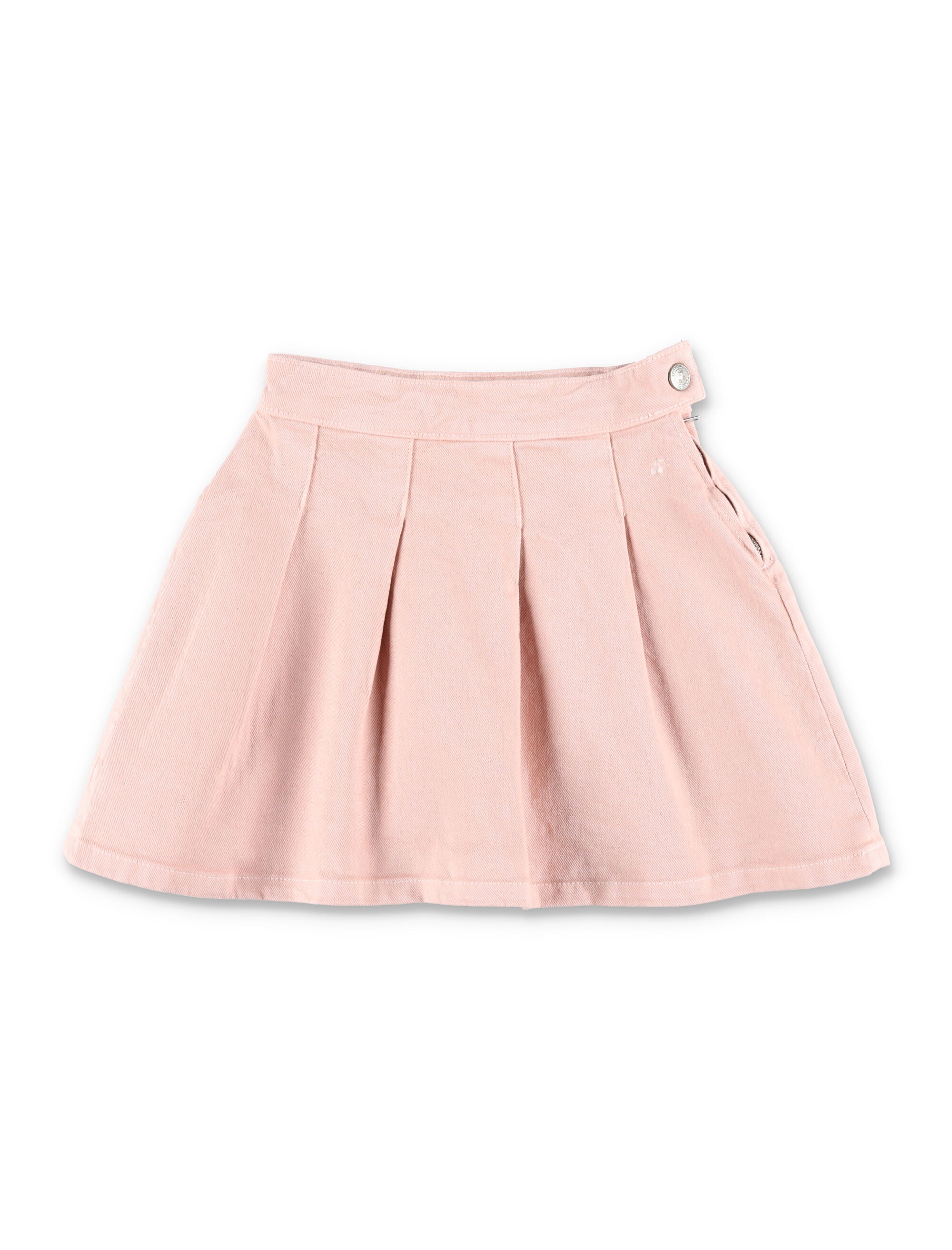 Bonpoint Jedda girls pleated skirt in organic cotton Pink