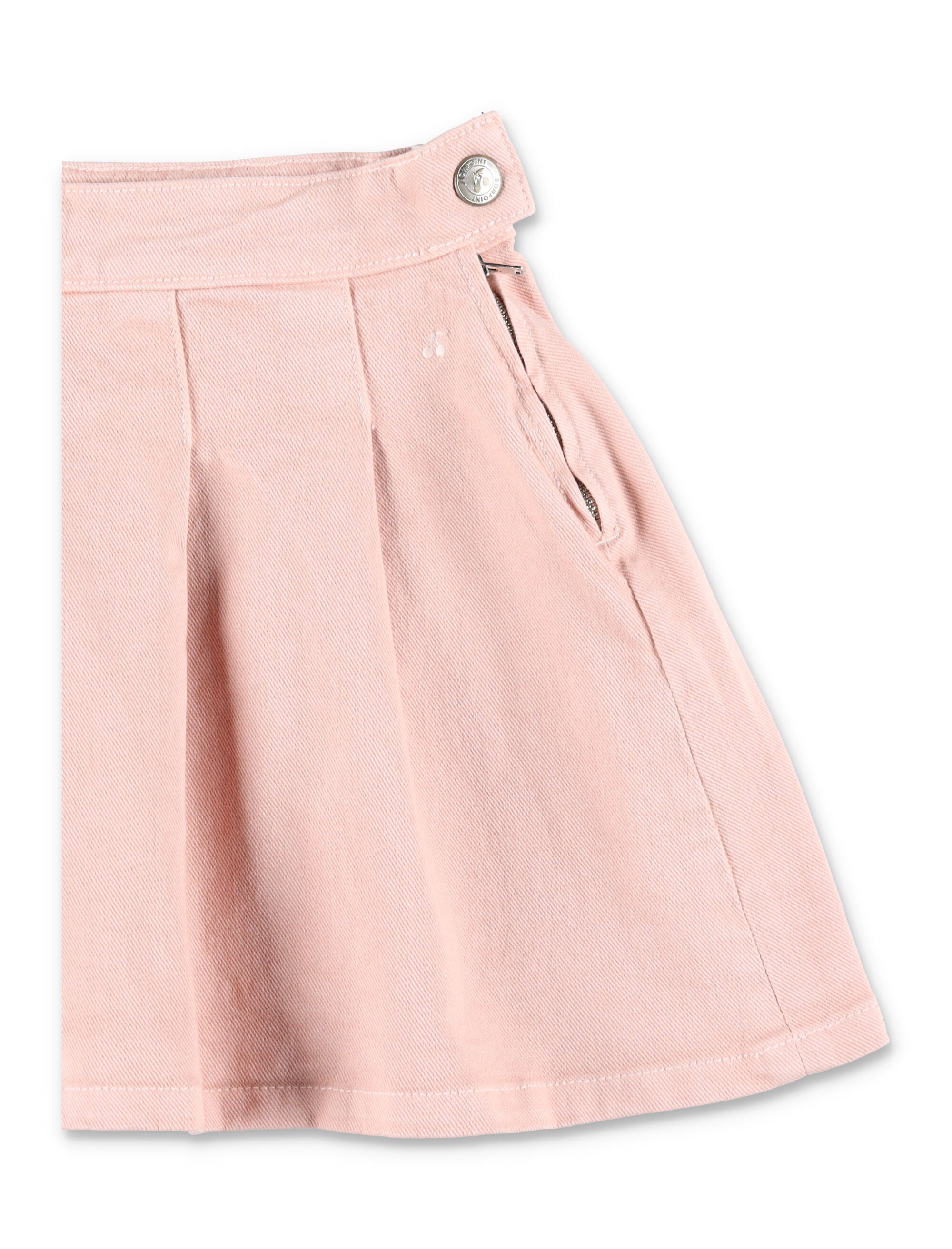 Bonpoint Jedda girls pleated skirt in organic cotton Pink