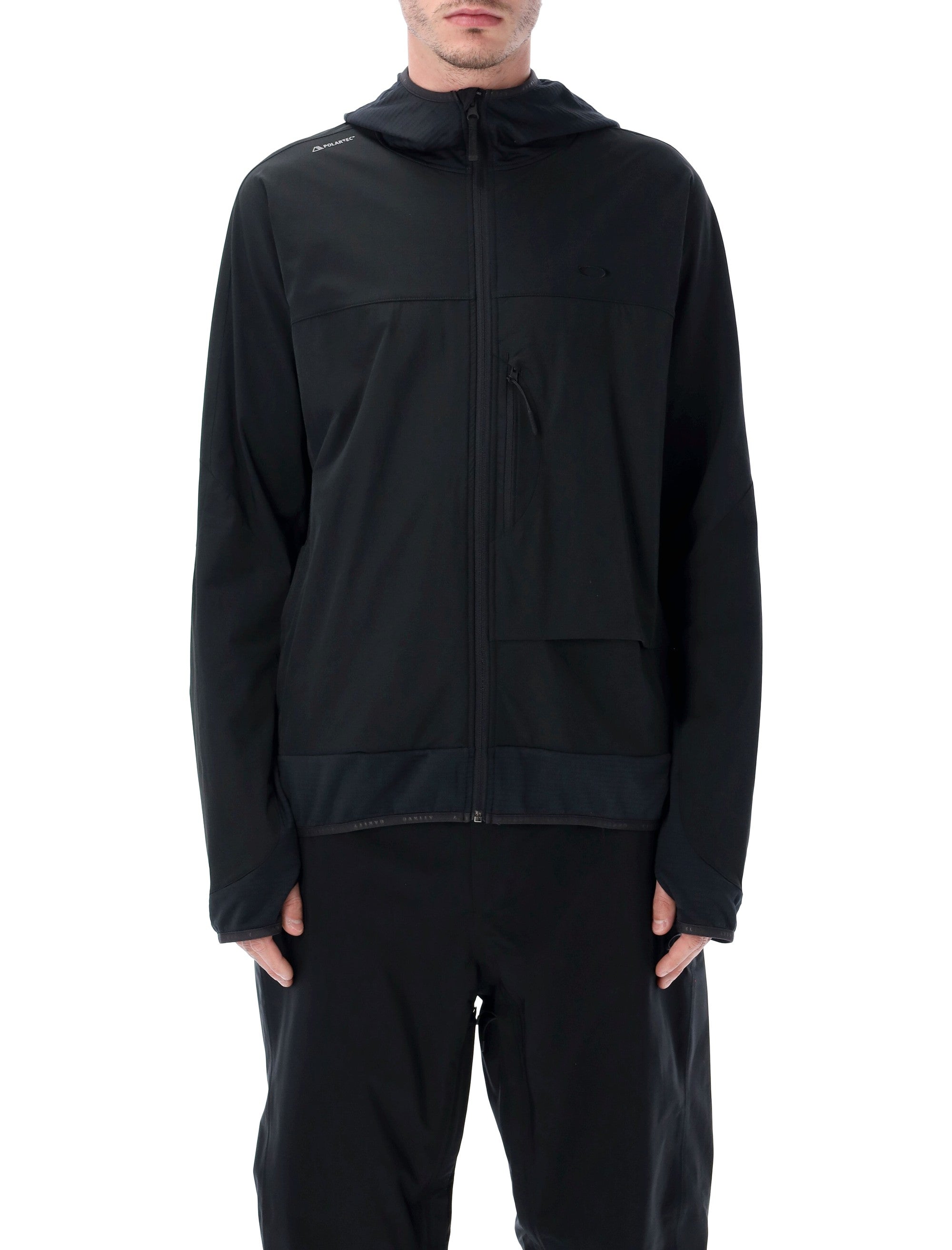 Oakley Alpha Polartec® technical full-zip hoodie Black Out Polyester Jacket