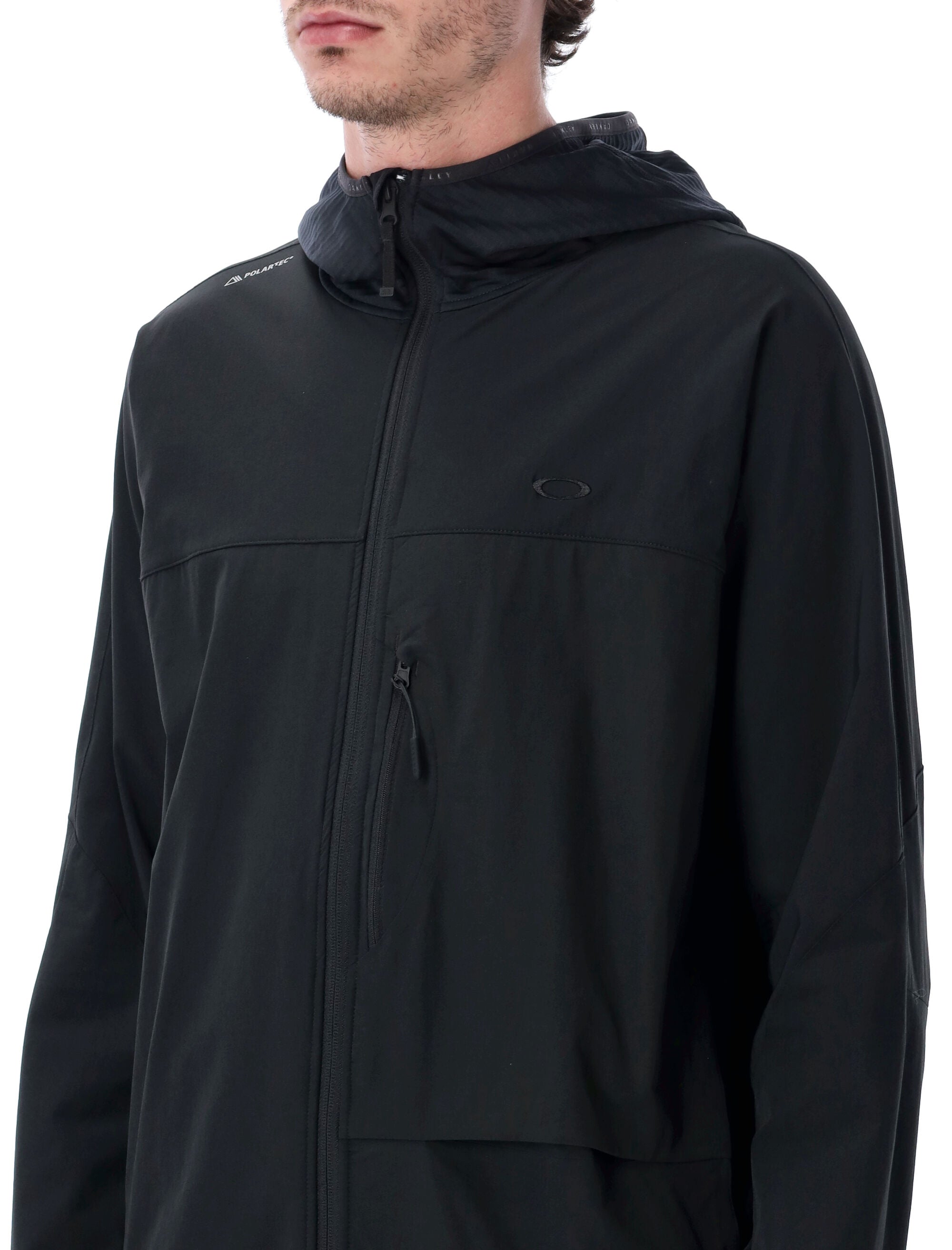 Oakley Alpha Polartec® technical full-zip hoodie Black Out Polyester Jacket