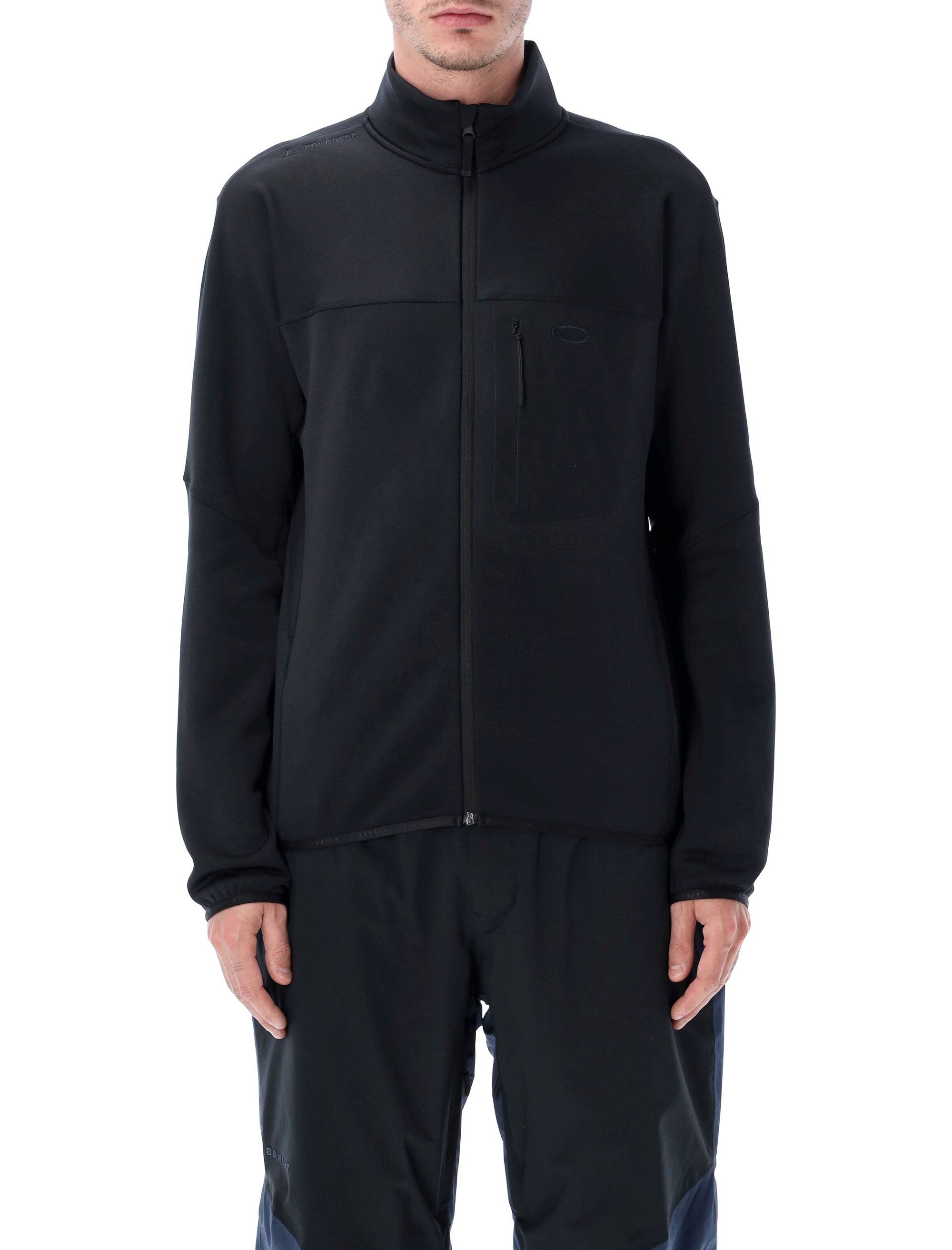 Oakley Canopy PRO Polartec® full-zip technical sweatshirt Black Out Polyester Ski Wear