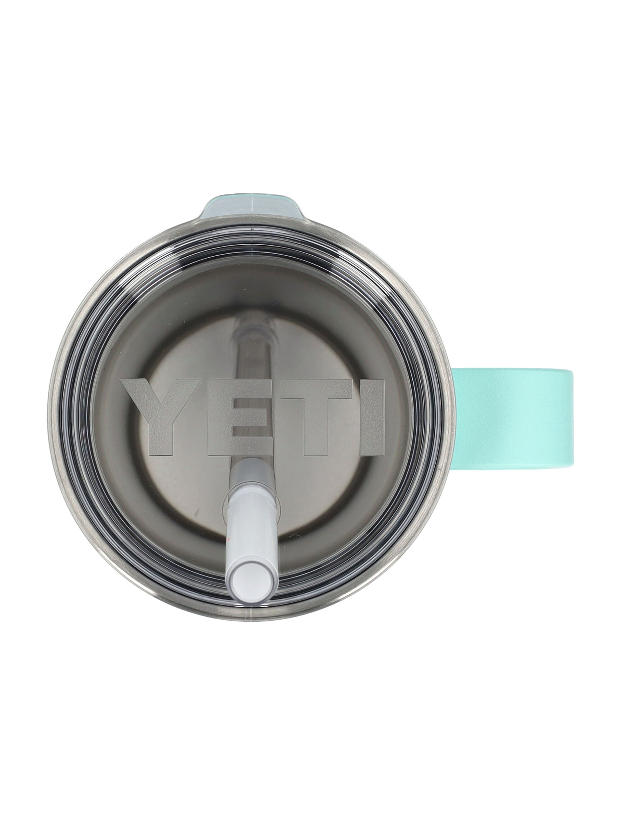 20 OZ tumbler mug with straw Seafoam Stainless Steel Lifestyle