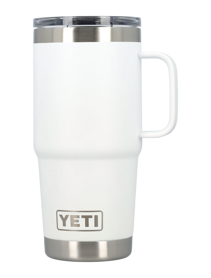 20 OZ Rambler travel White Steel Bottle