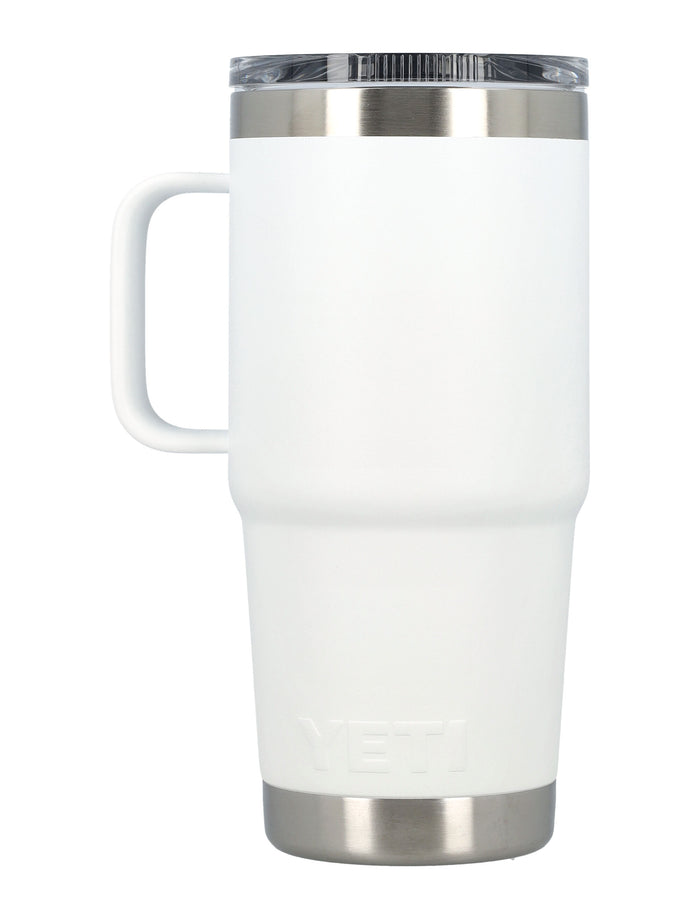 20 OZ Rambler travel White Steel Bottle