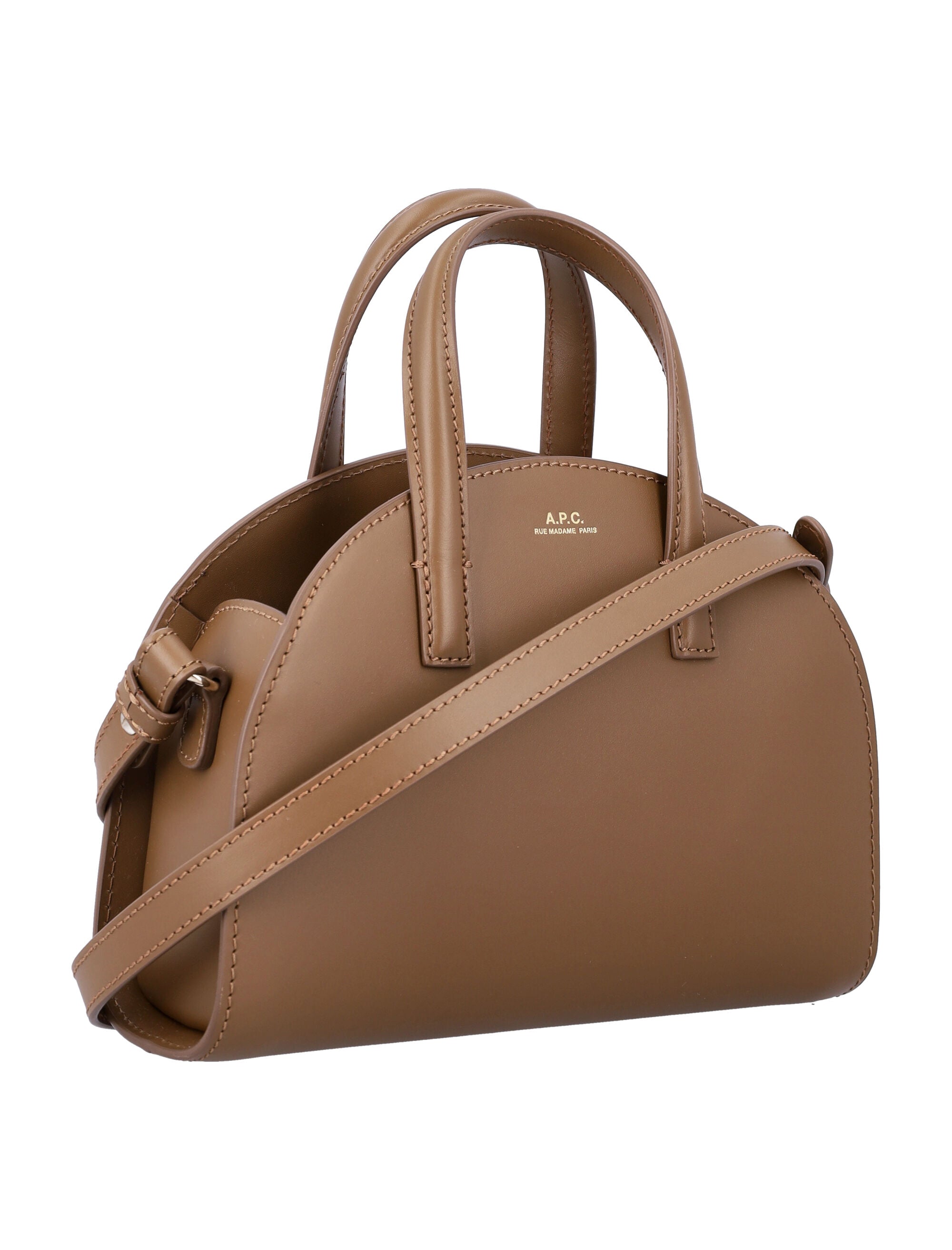 Tote Demi Lune small Terre Cow Leather