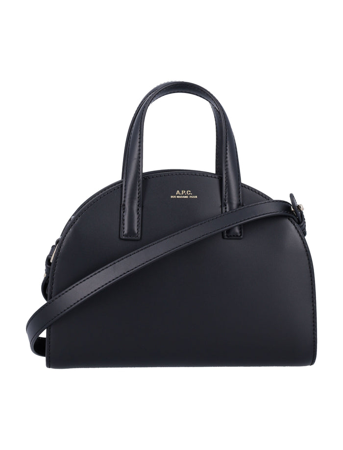 Tote Demi Lune small Black Cow Leather