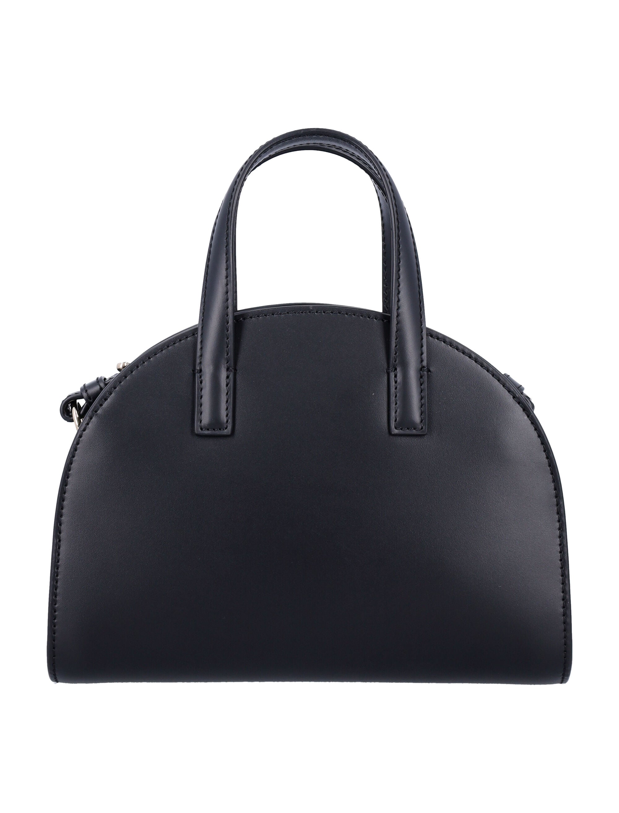 Tote Demi Lune small Black Cow Leather