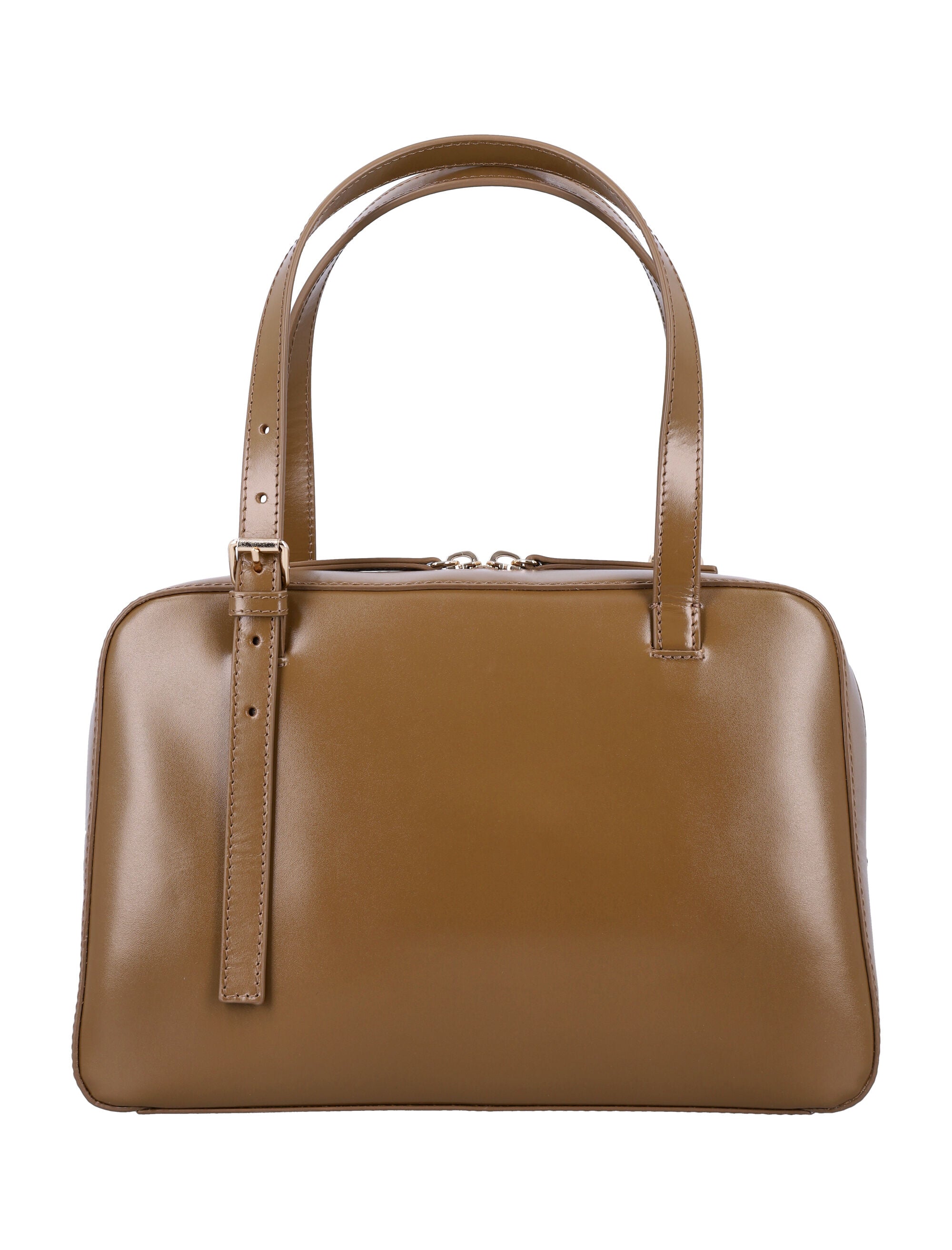 A.p.c. Virginie Leather Box Bag Terre Cow Shoulder