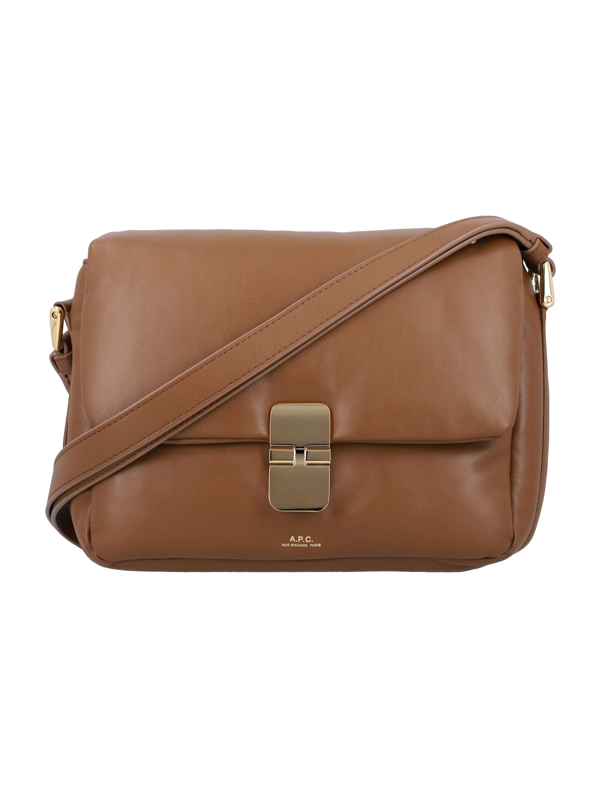 Grace soft leather bag Caramel Cowhide Shoulder