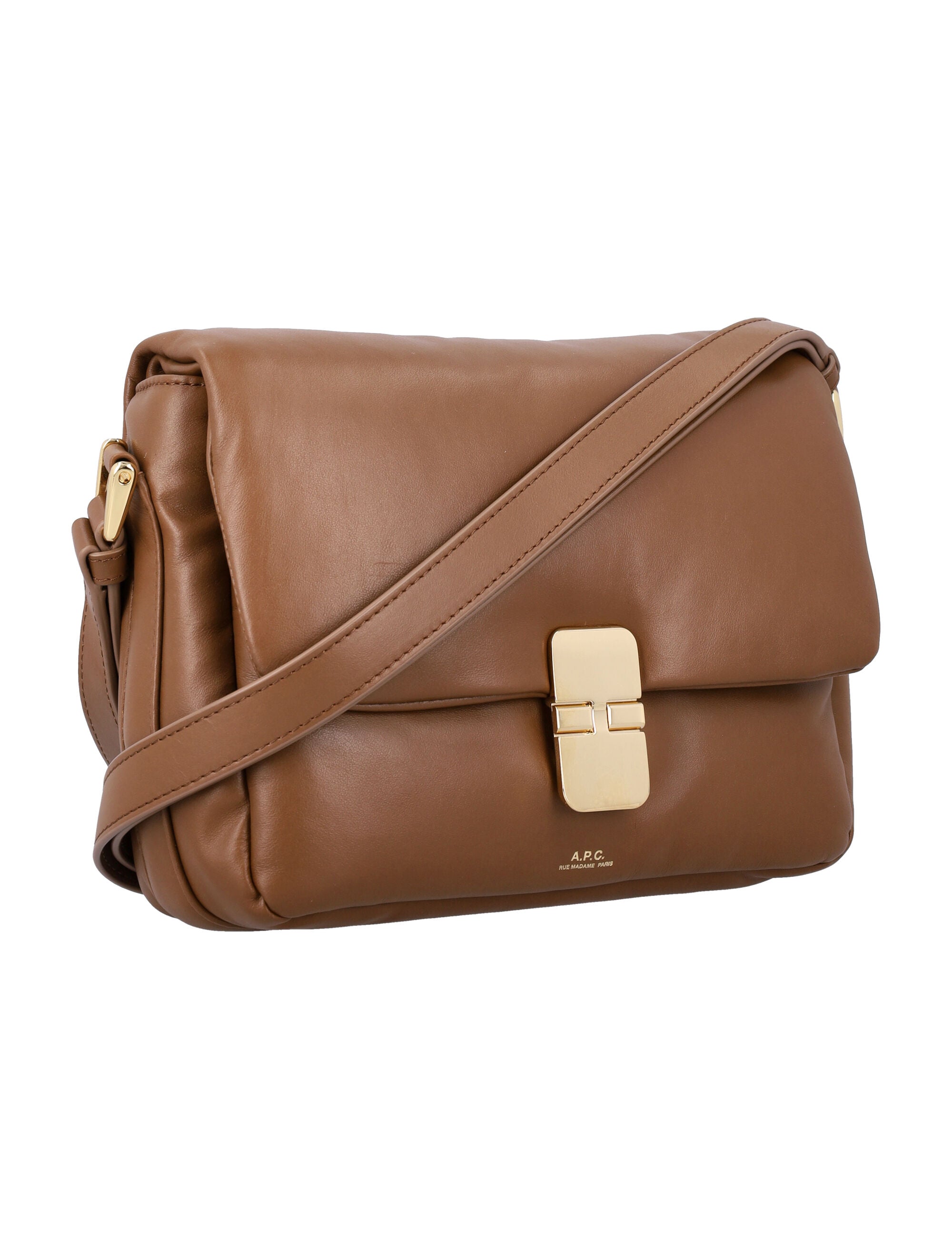Grace soft leather bag Caramel Cowhide Shoulder