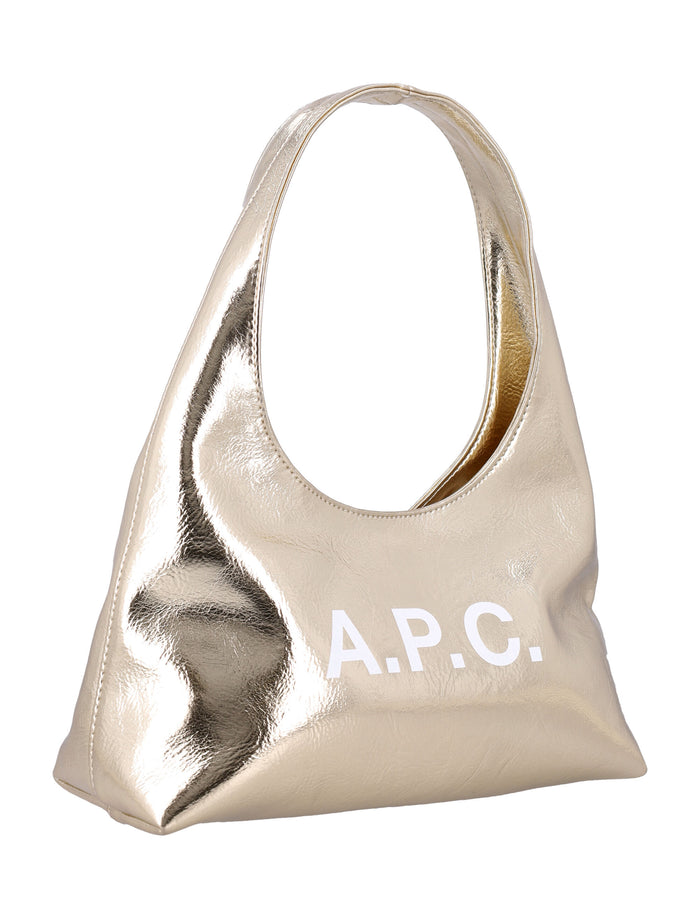 Baby Ninon shoulder bag Pale Gold Polyurethane