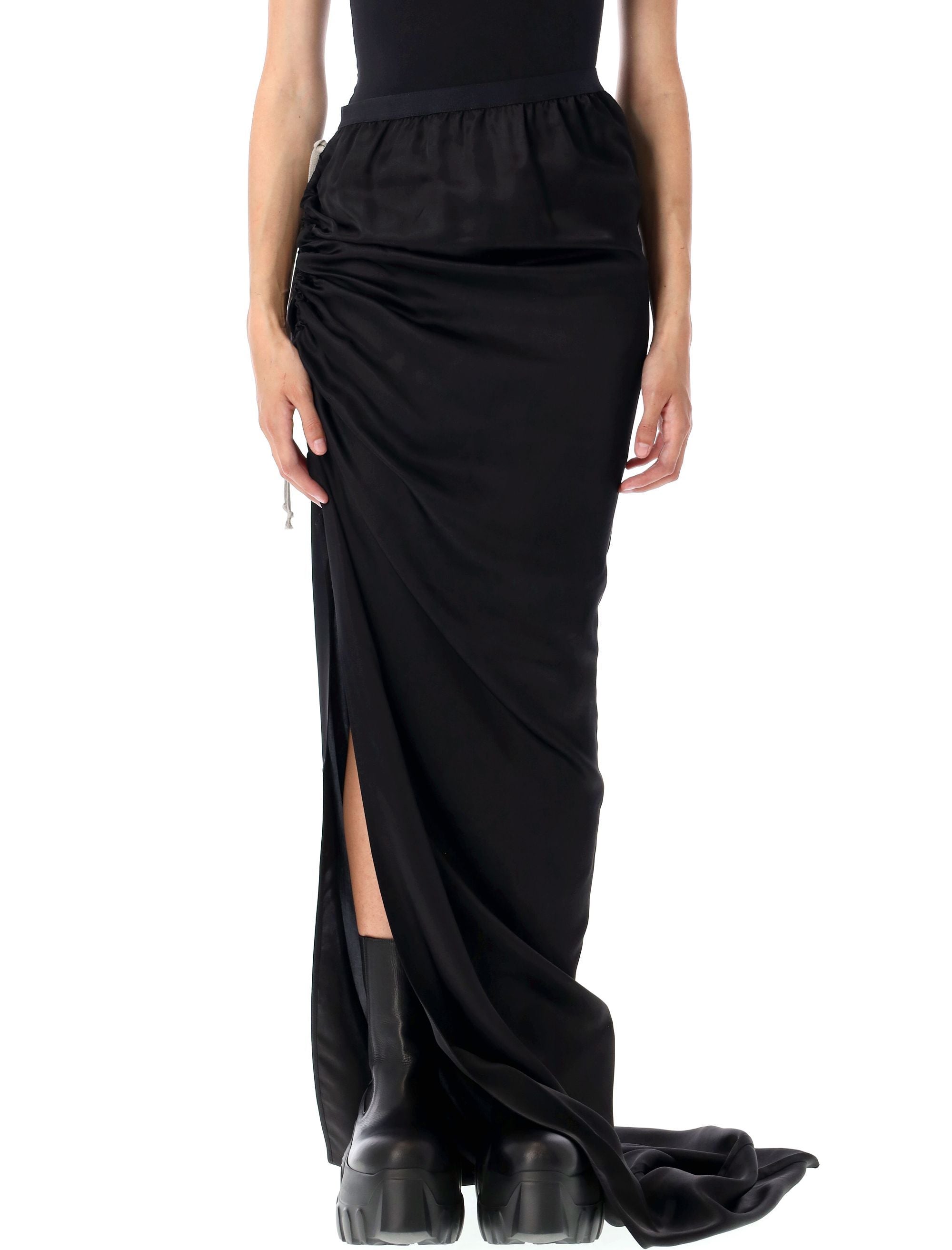 Edfu skirt Black Cupro