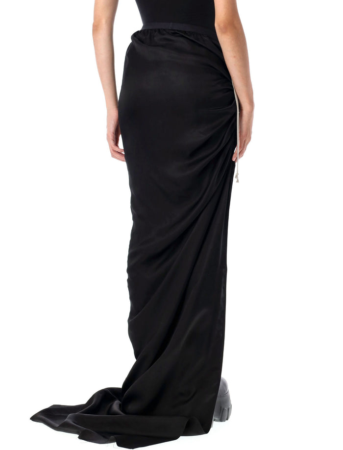 Edfu skirt Black Cupro