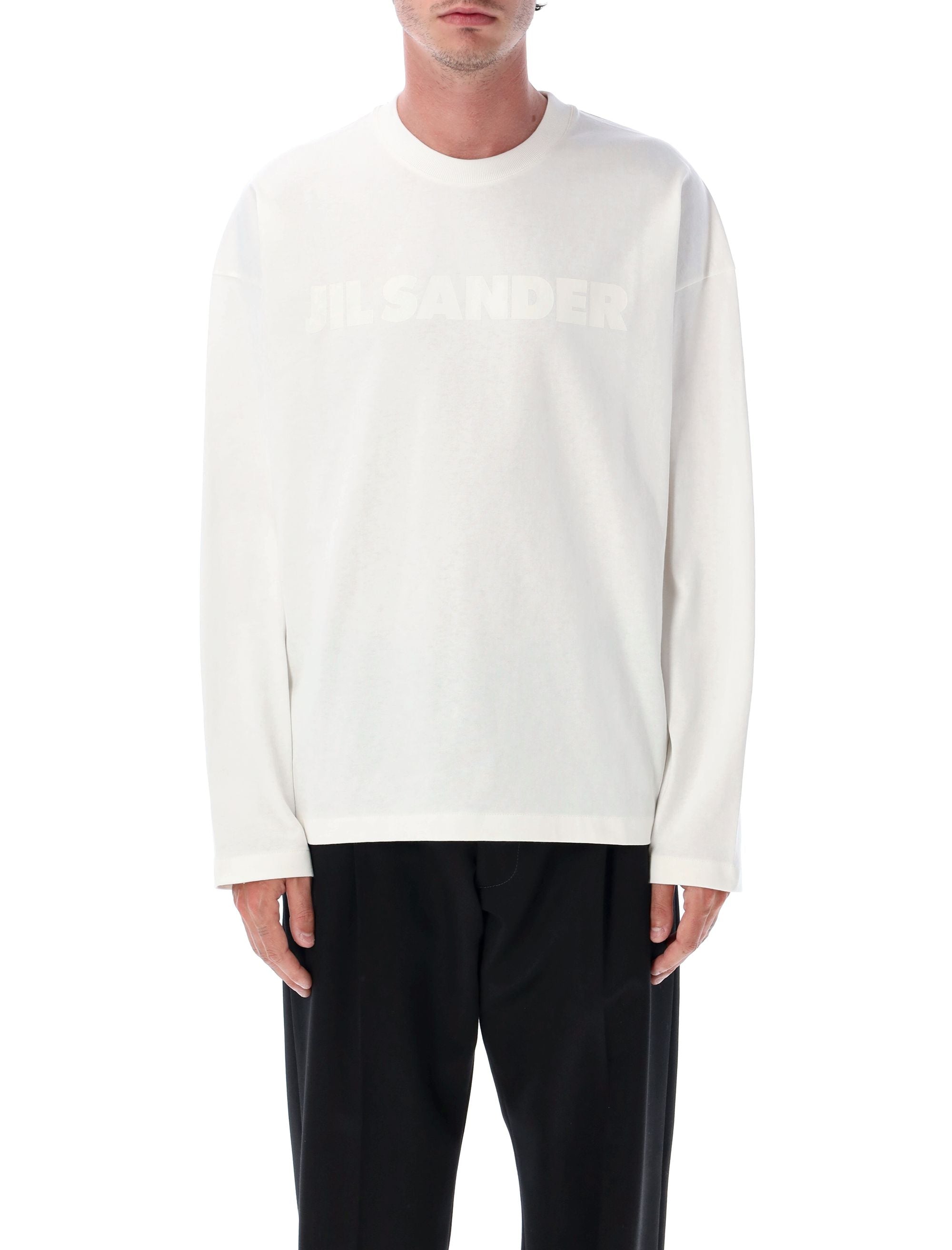 Logo t-shirt Porcelain Cotton