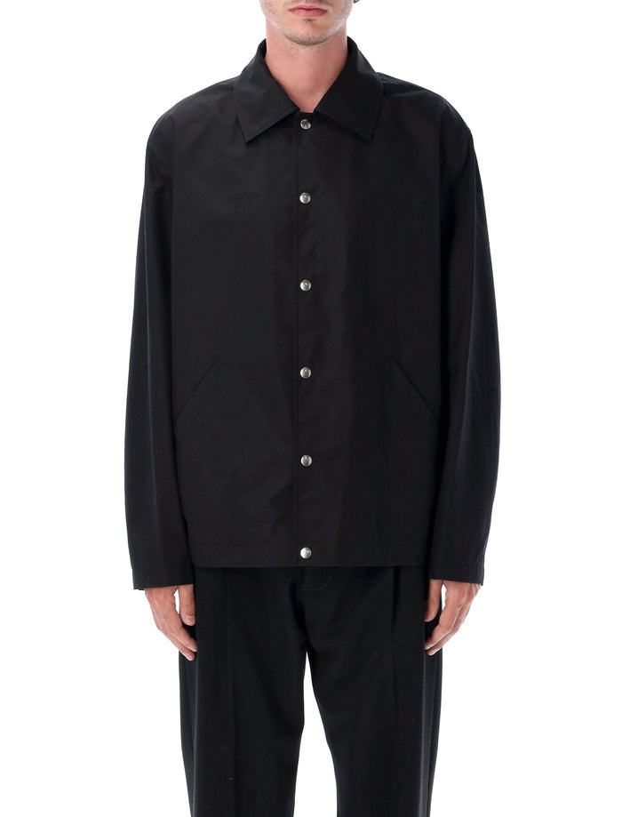 Logo jacket Black Cotton Lining