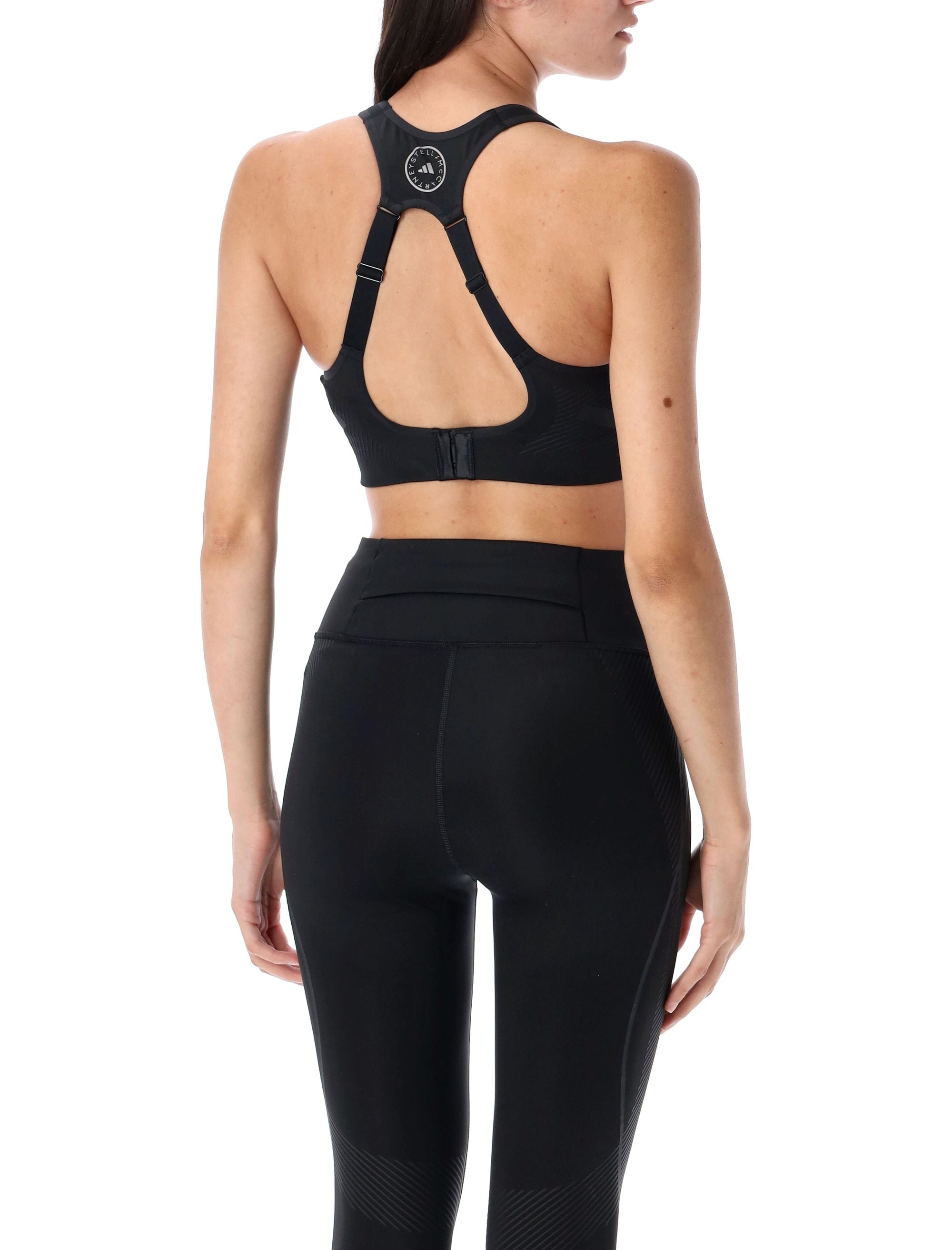 TruePace high support sports bra Black Recycled Polyester Top