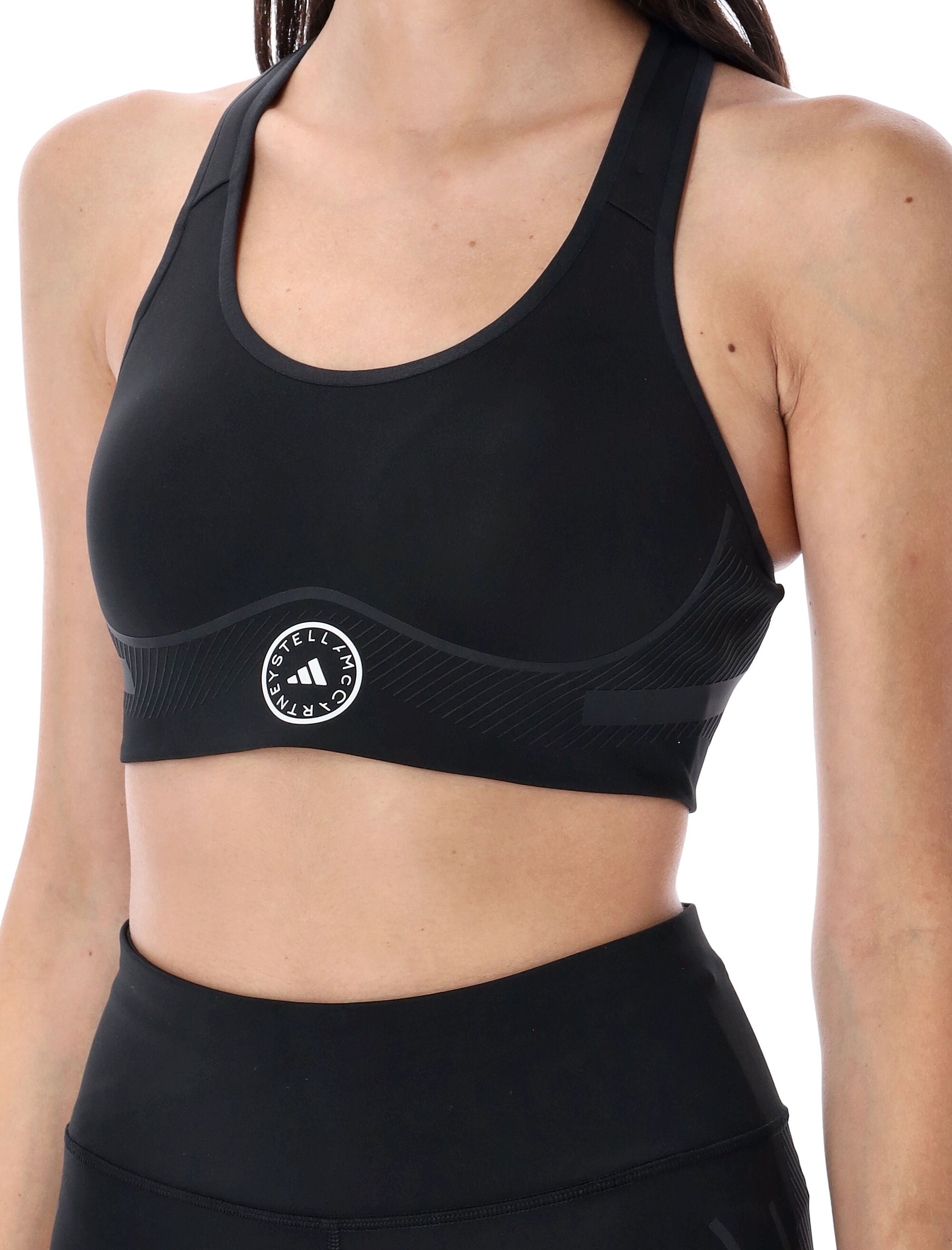 TruePace high support sports bra Black Recycled Polyester Top