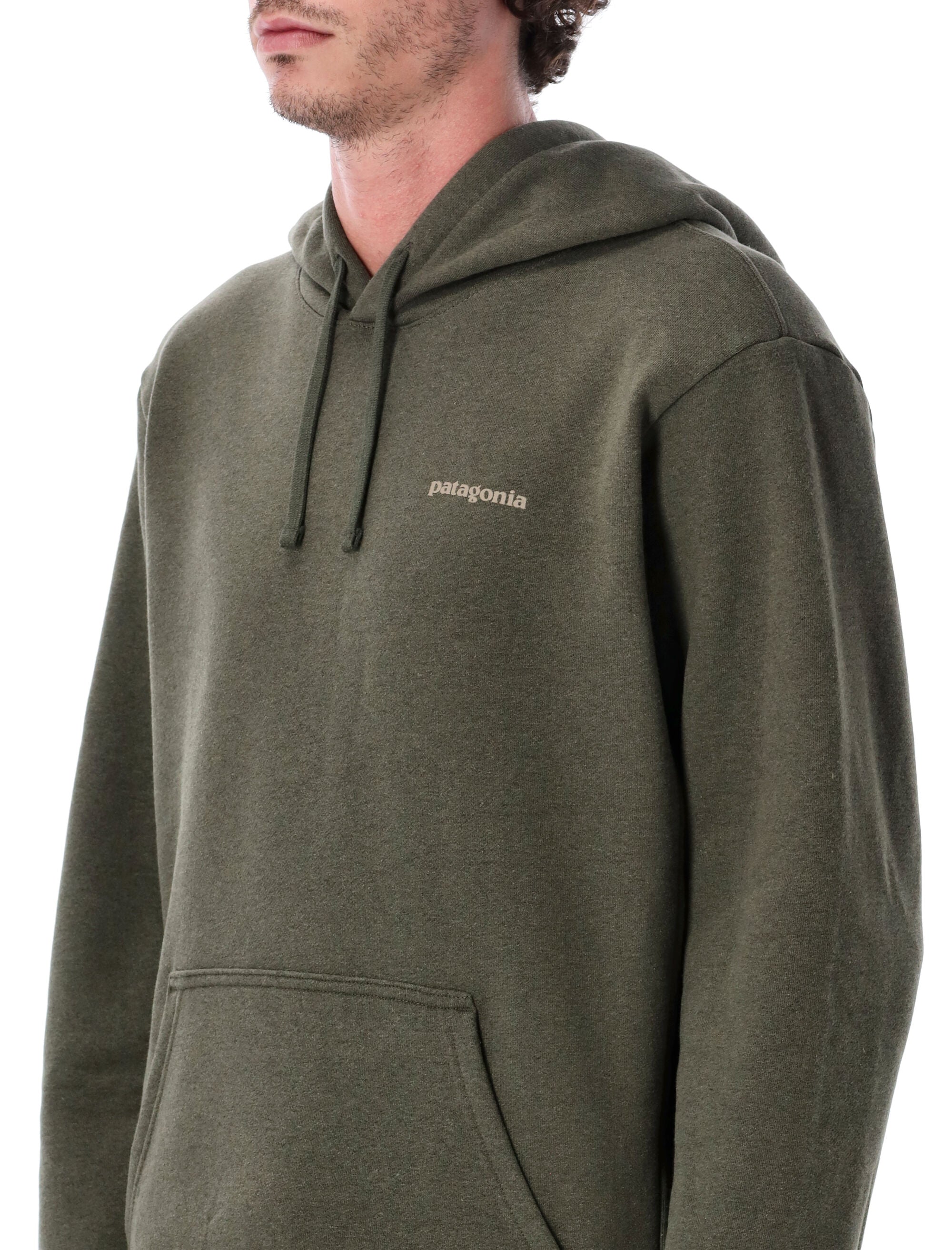 Patagonia Boardshort Logo Uprisal Hoody Basin Green Recycled Polyester Sweatshirt