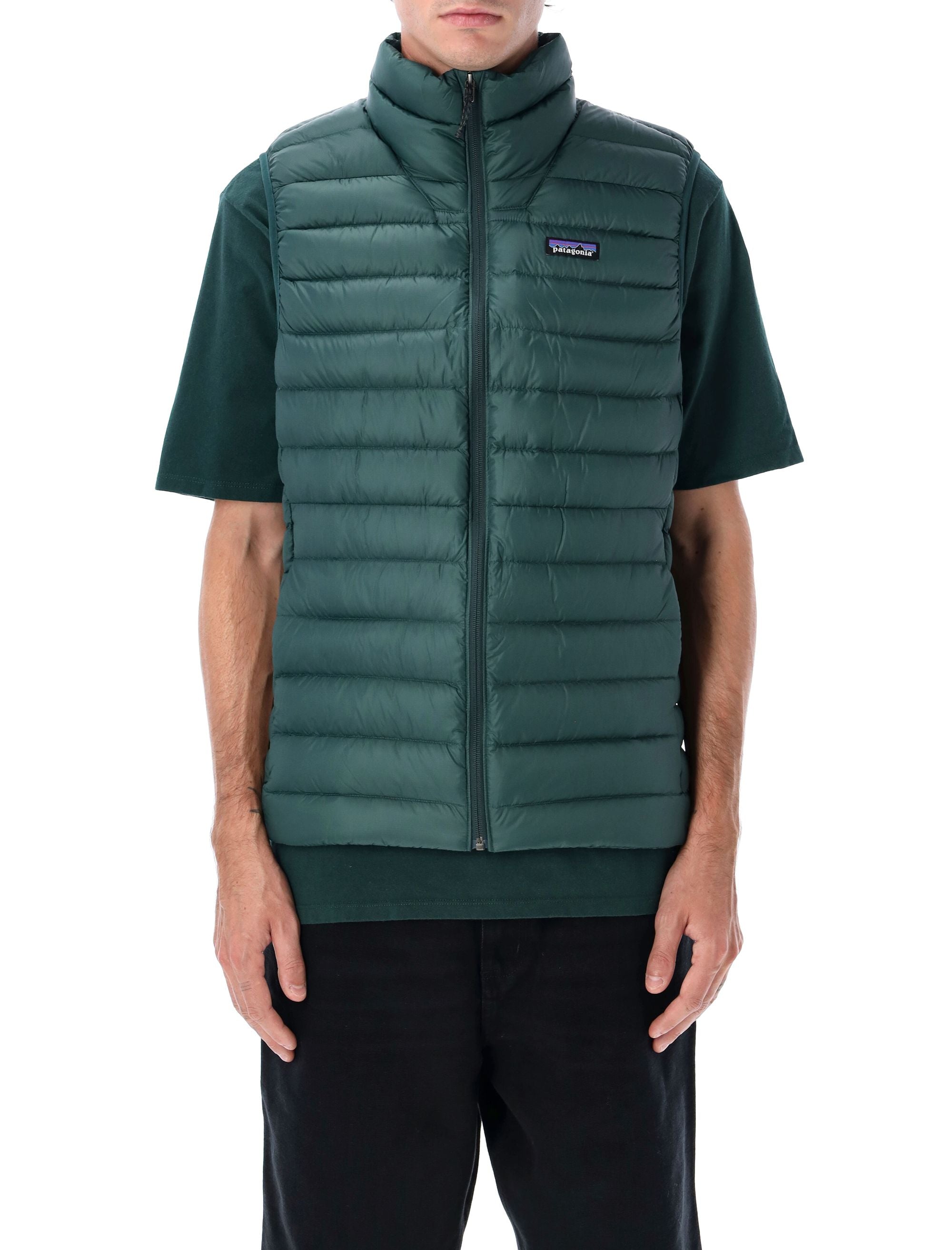 Patagonia Down Sweater padded vest Cascade Green Recycled Nylon Filling