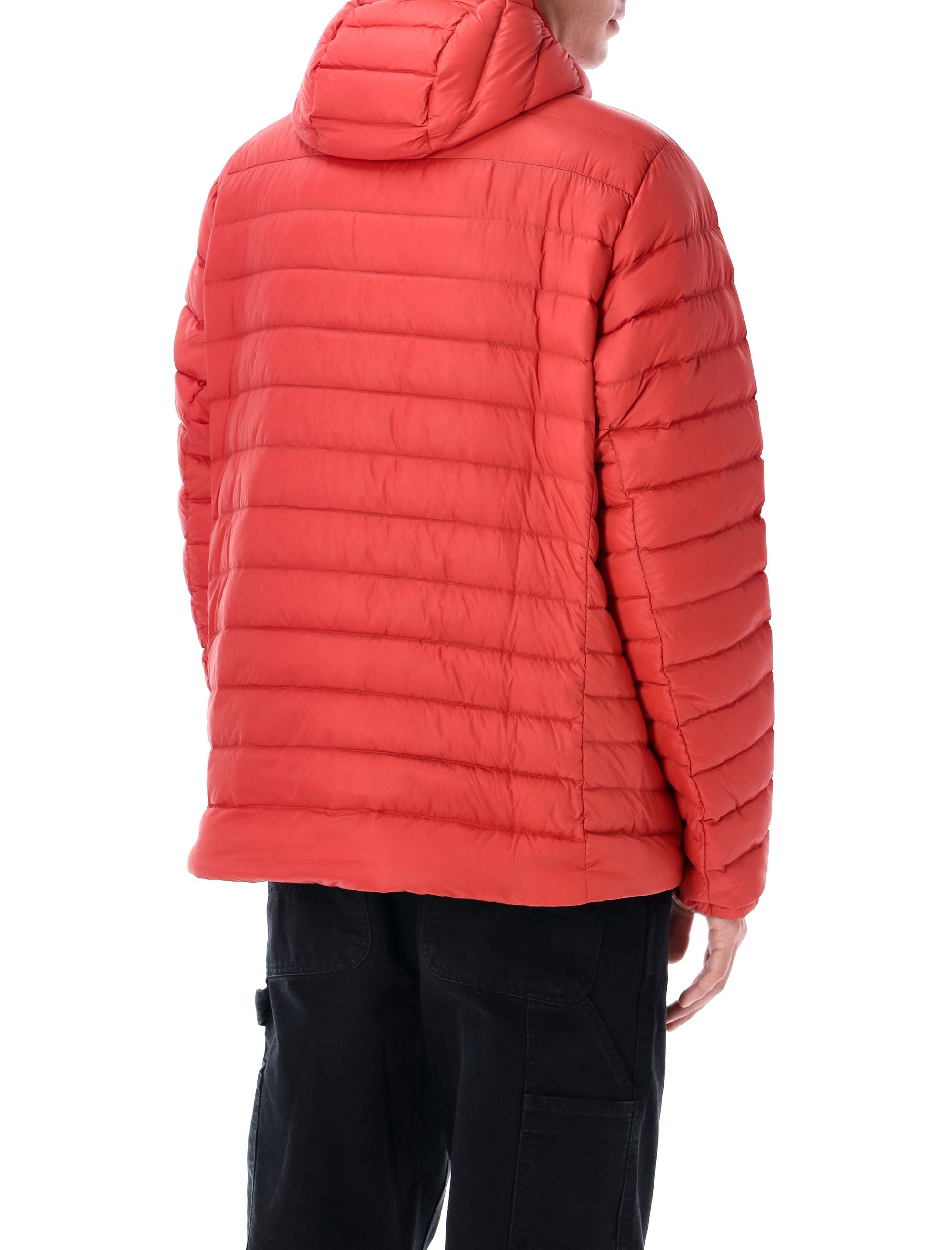 Patagonia Down Sweater insulated hoody Amanita Red Recycled Nylon Lining Jacket