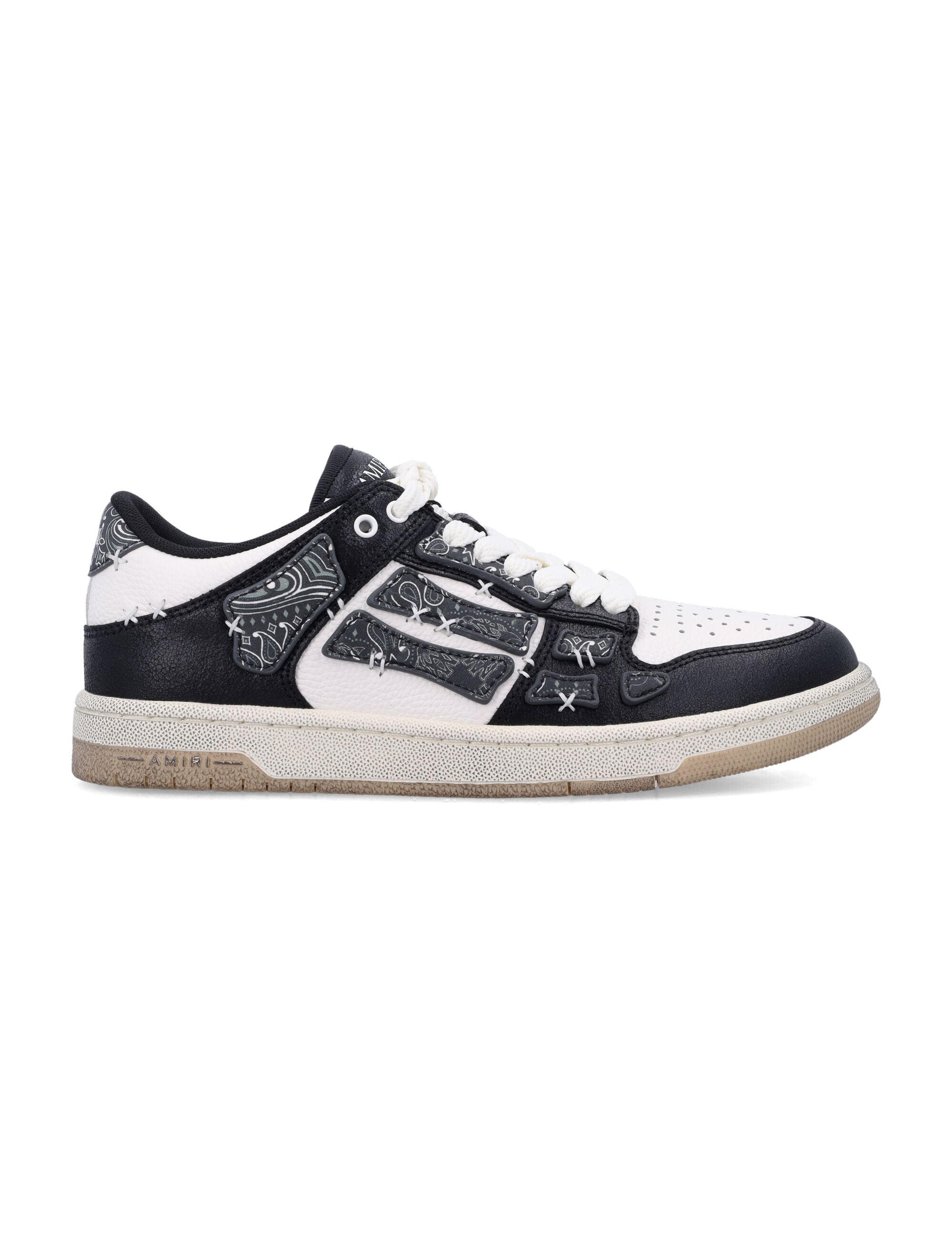 Bandana Skel top low sneakers Black Upper