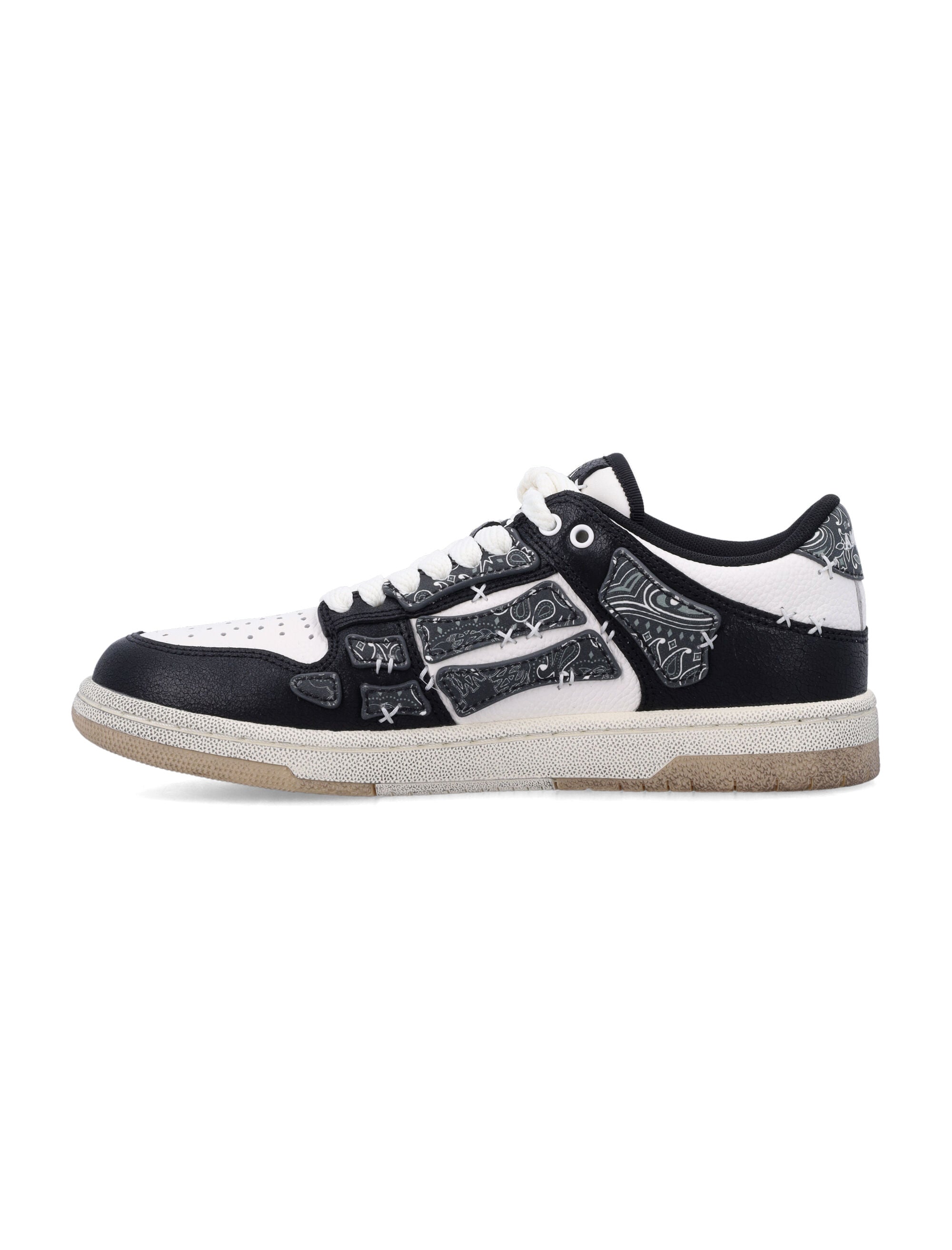 Bandana Skel top low sneakers Black Upper