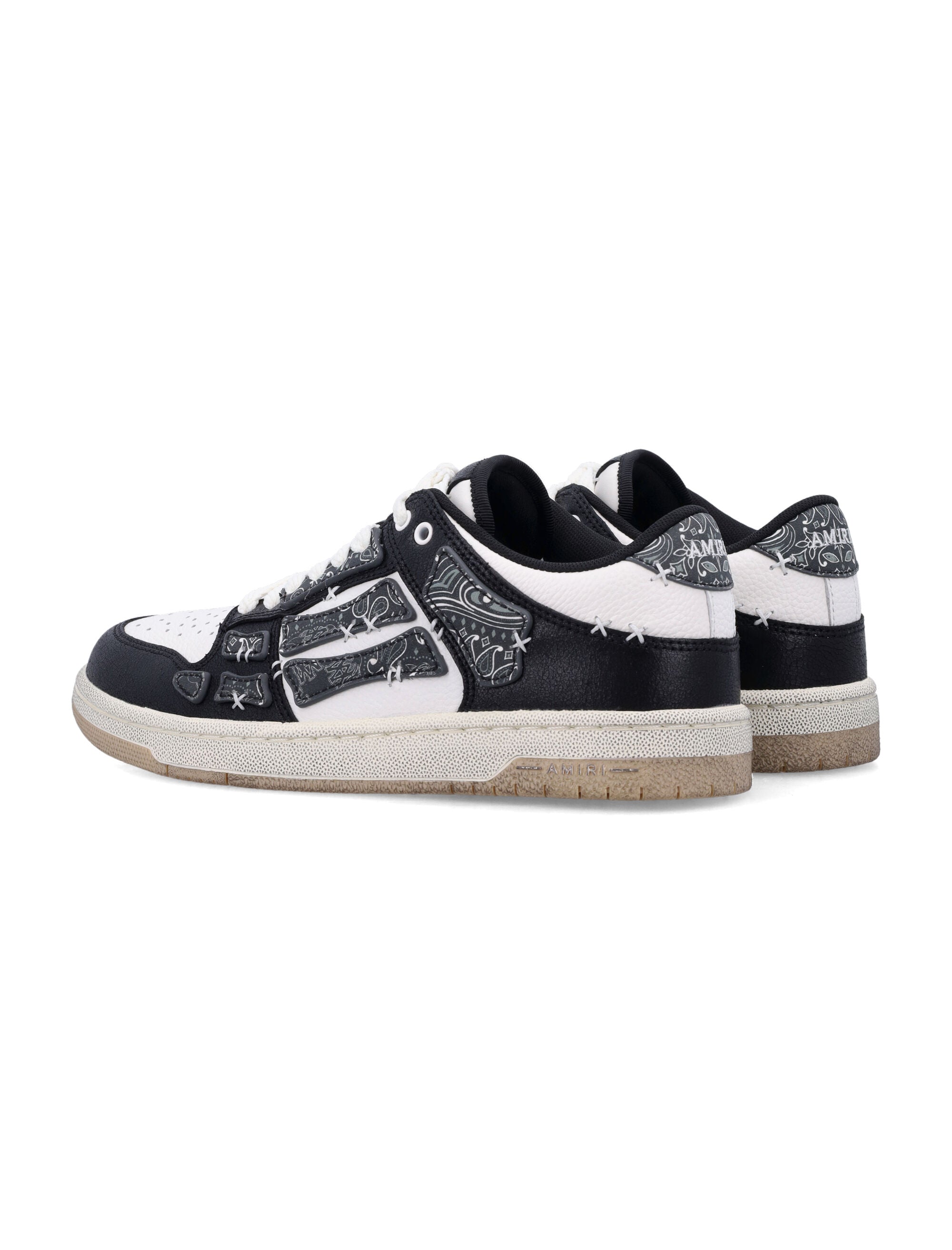 Bandana Skel top low sneakers Black Upper