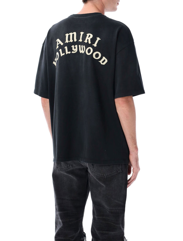 Hollywood oversized tee Black Cotton T-shirt
