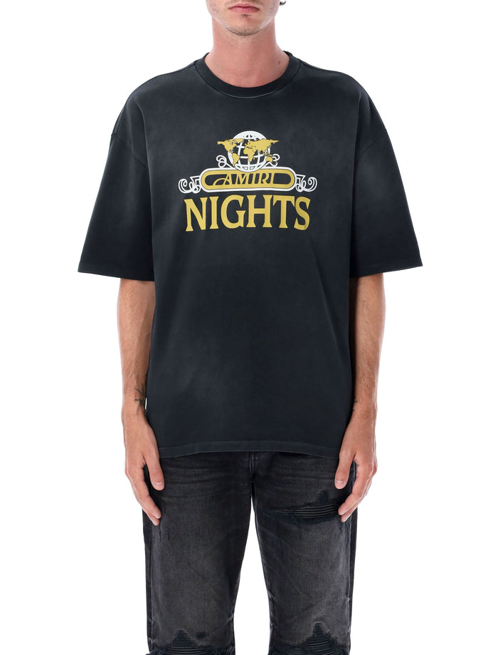 Night oversized t-shirt Black Cotton