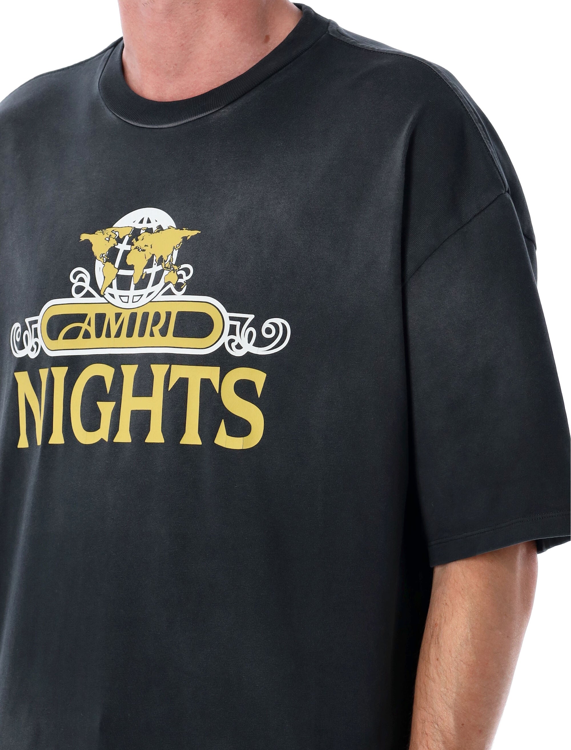 Night oversized t-shirt Black Cotton