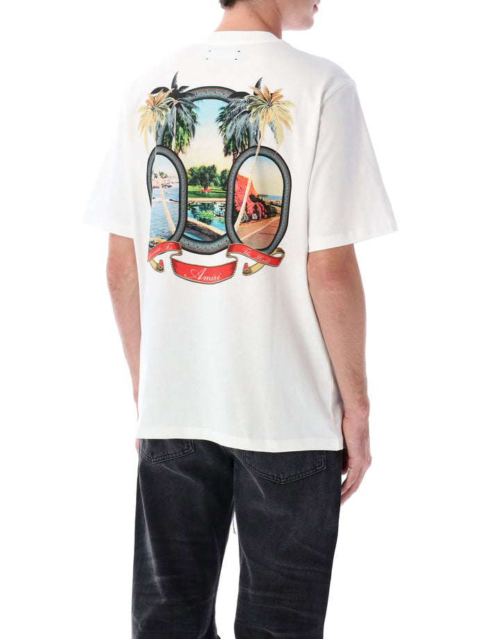 Paradise tee Ivory Cotton T-shirt
