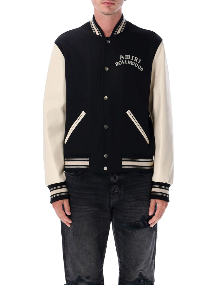 Hollywood bomber jacket Black Wool