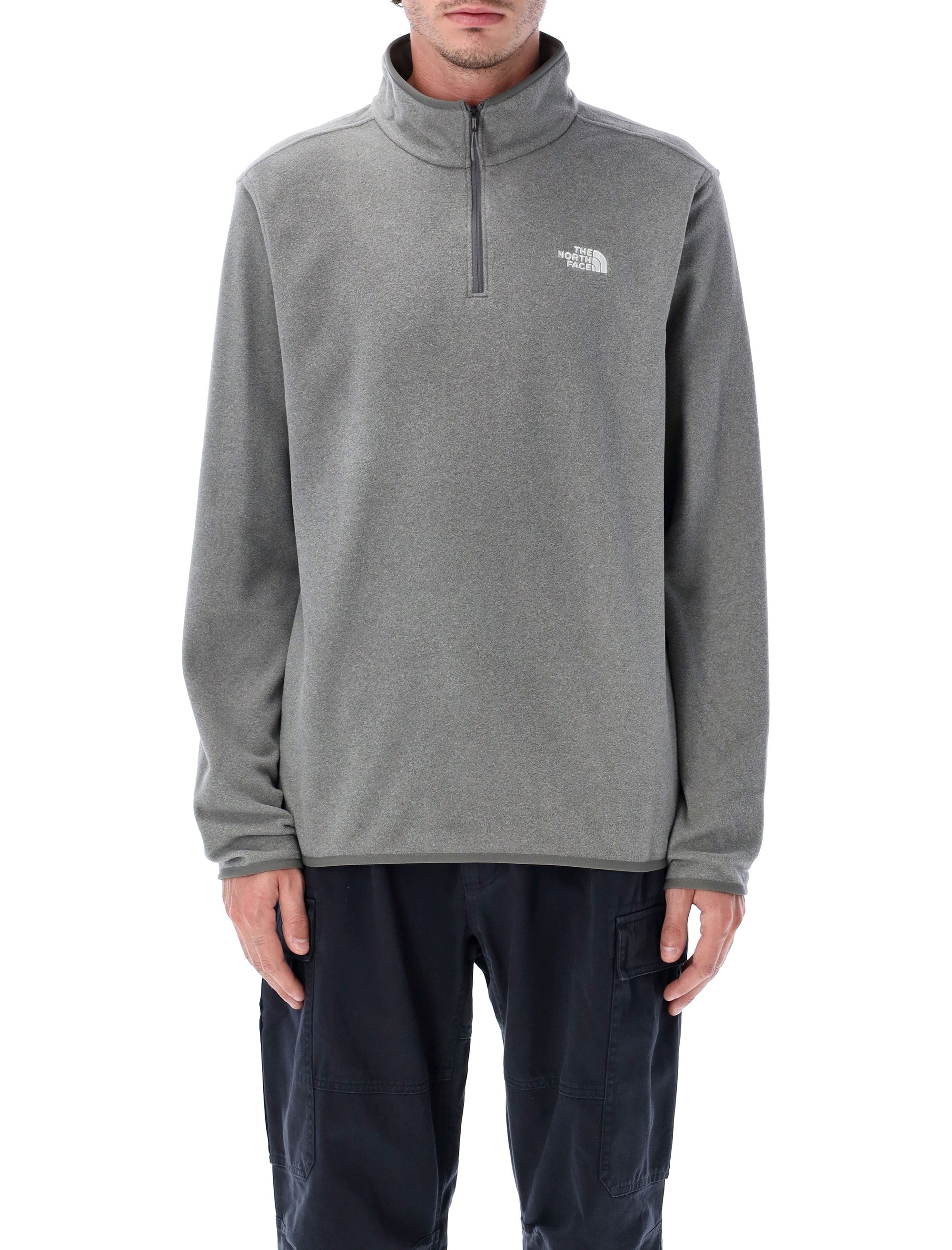 The North Face Glacier 1-4 zip fleece Grey Polyester Sweatshirt