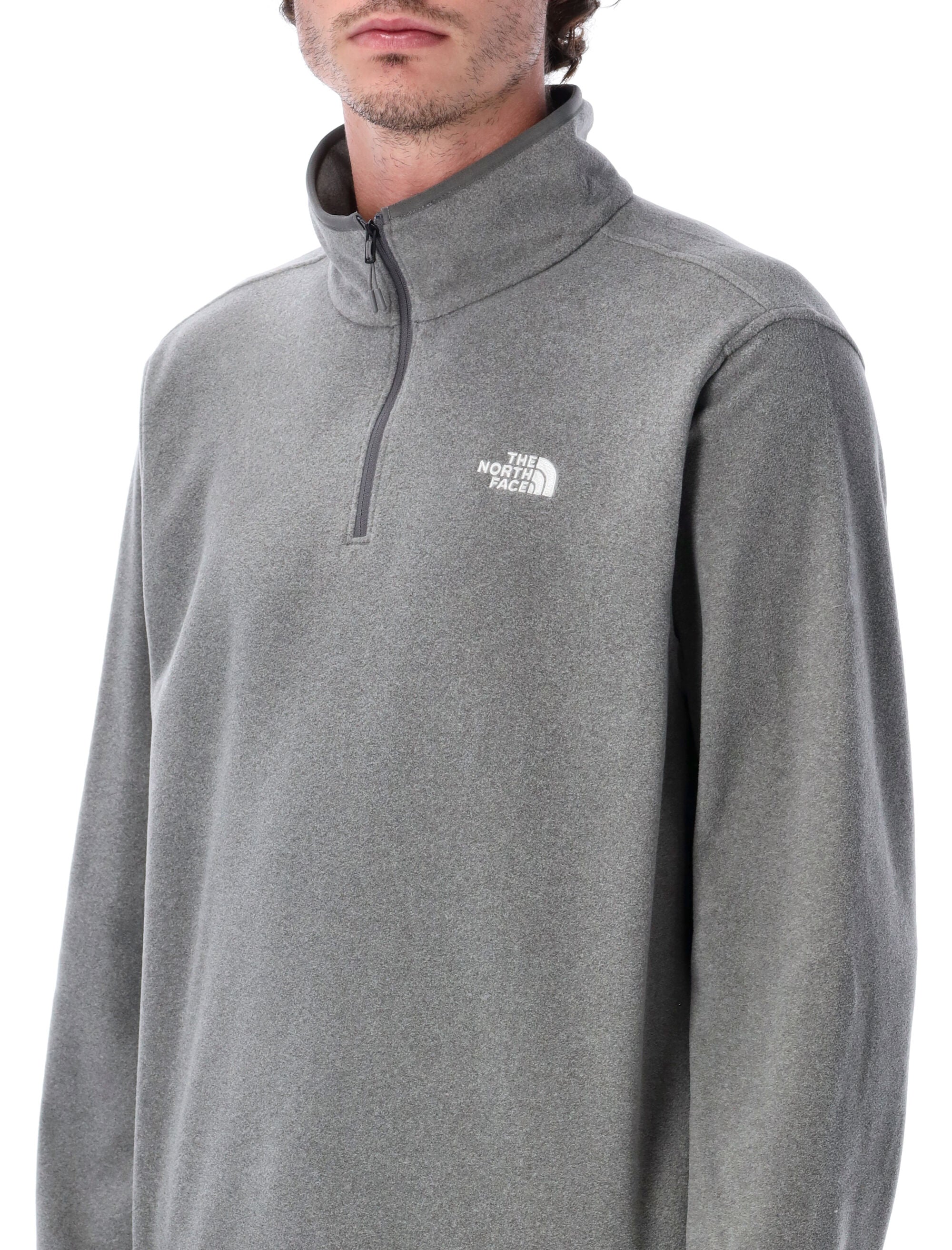 The North Face Glacier 1-4 zip fleece Grey Polyester Sweatshirt