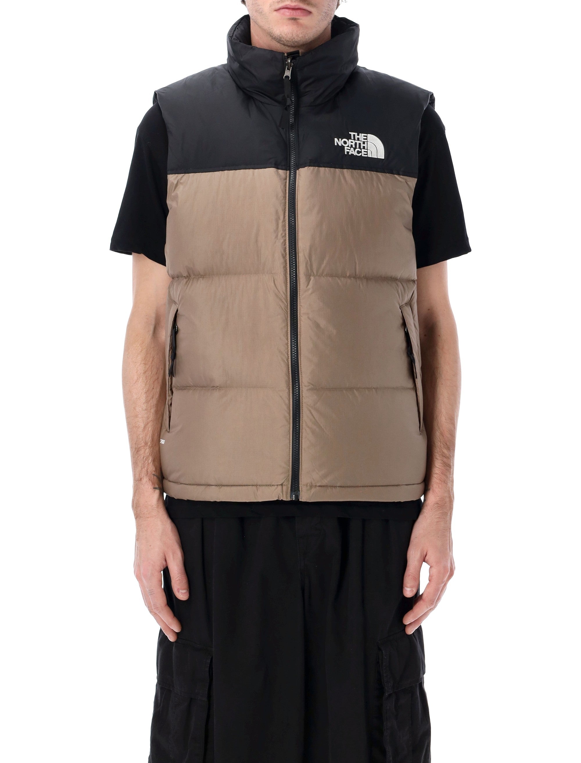 The North Face 1996 Retro Nuptse down gilet Brown Nylon Padding Vest