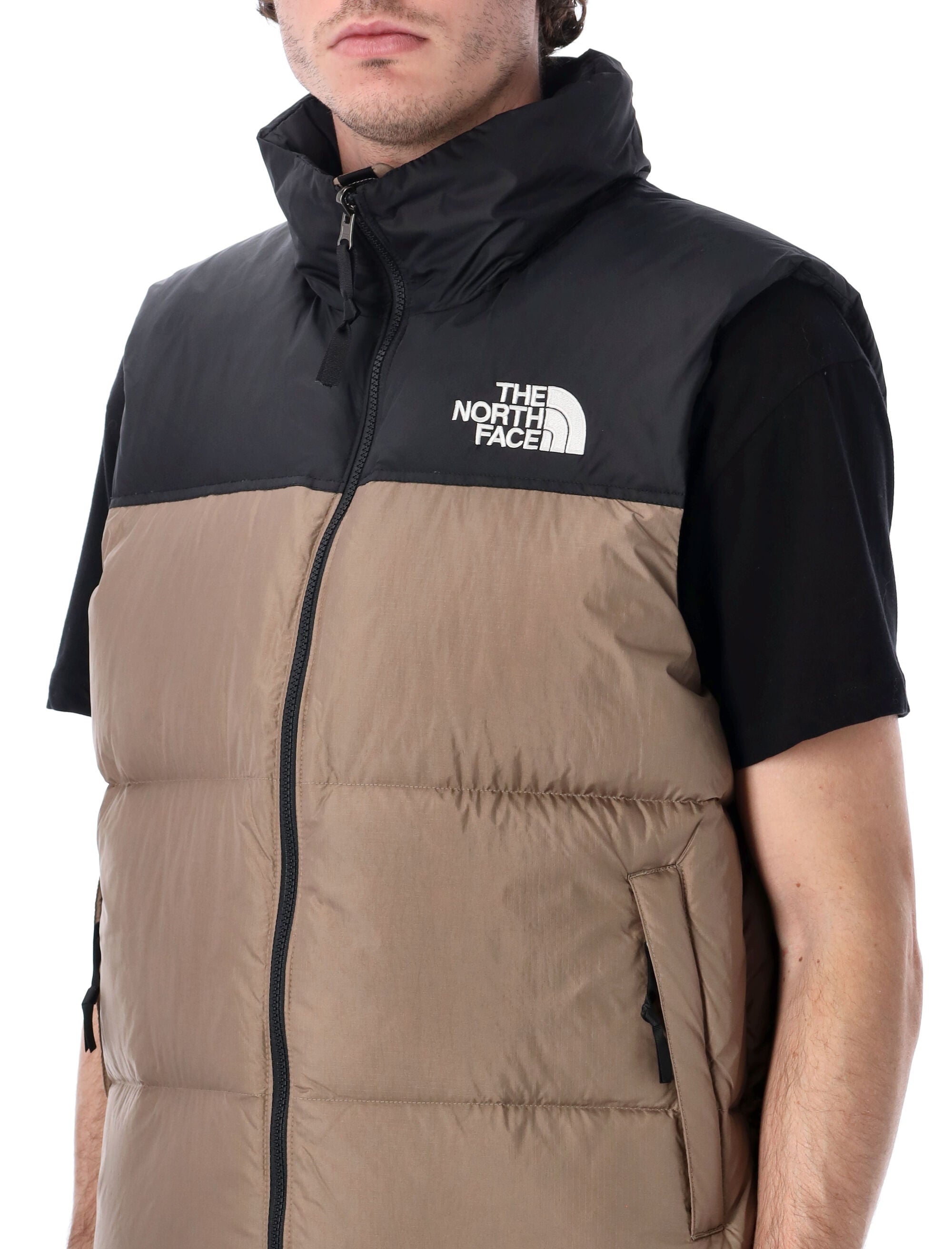 The North Face 1996 Retro Nuptse down gilet Brown Nylon Padding Vest