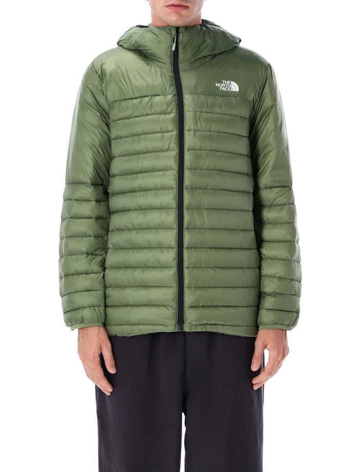 The North Face Terra Peak insulated hoodie Military Green Nylon Lining Down Jacket