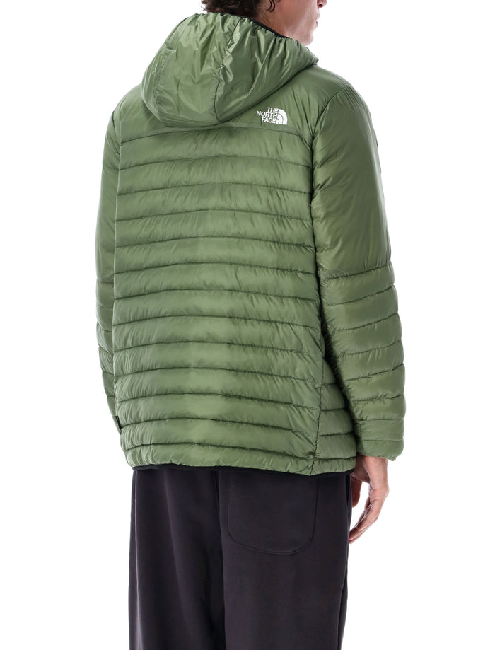 The North Face Terra Peak insulated hoodie Military Green Nylon Lining Down Jacket