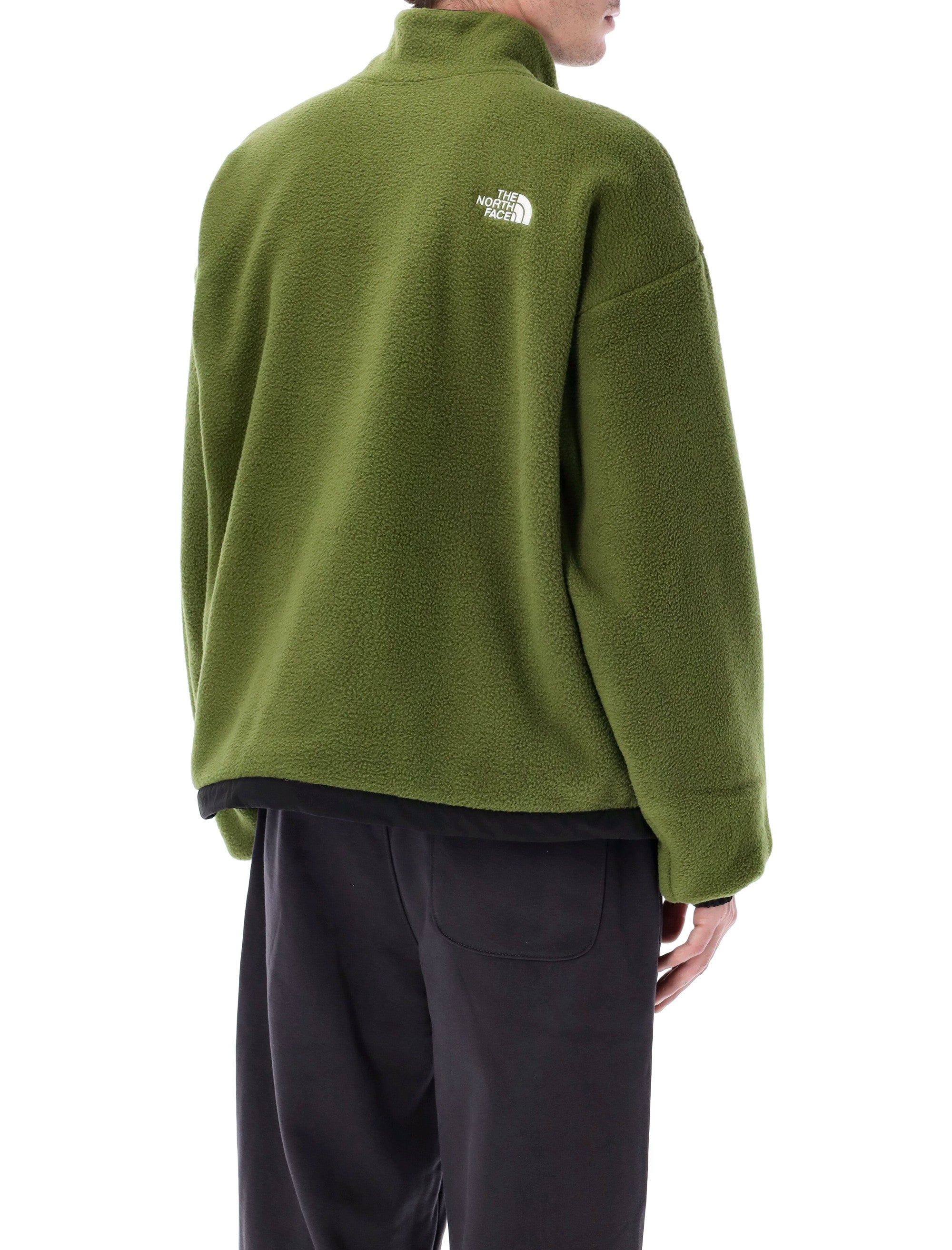 The North Face Yumiori reversible fleece jacket Green Black Polyester Fleeces