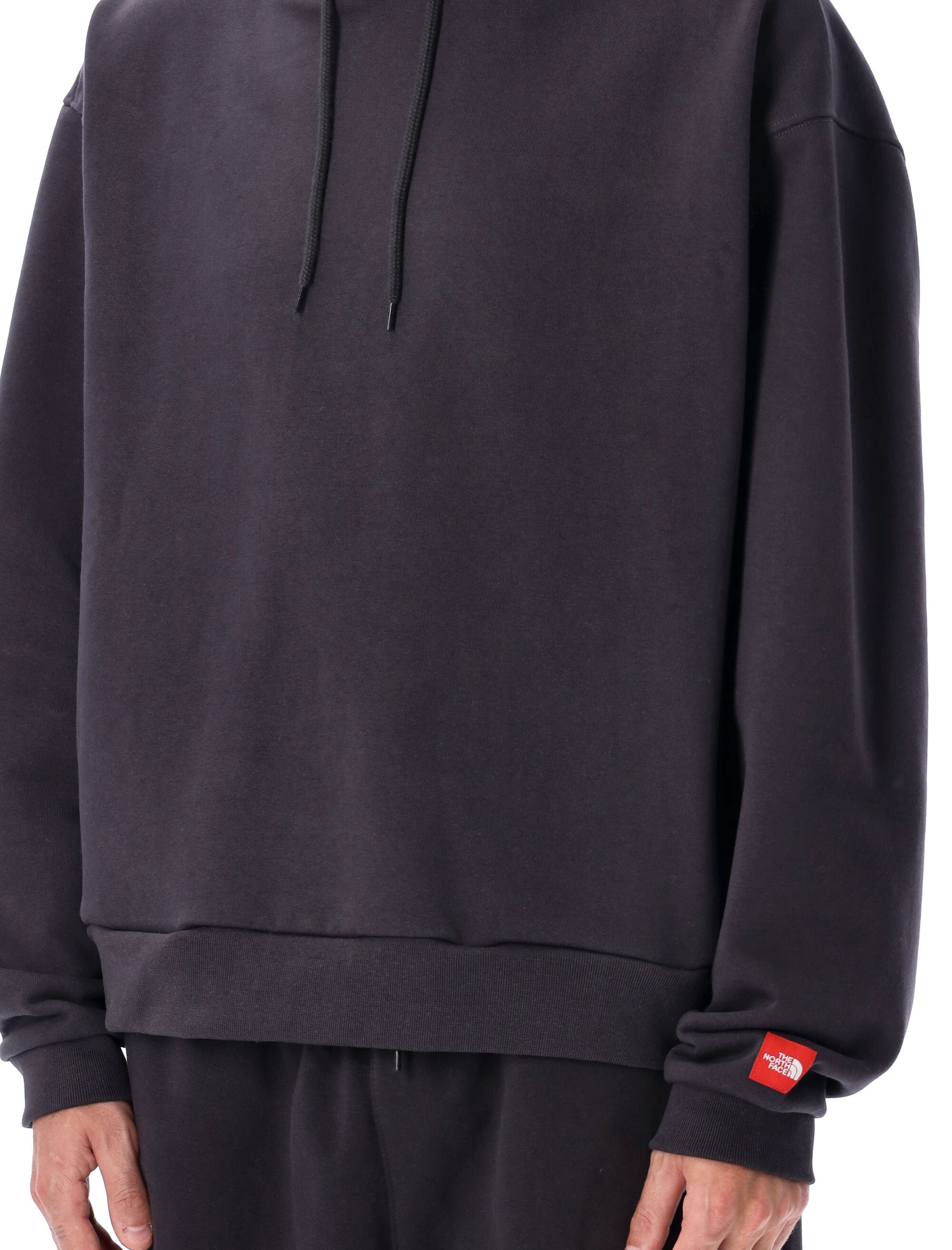 The North Face Red Box Hoodie Black Cotton Sweatshirt