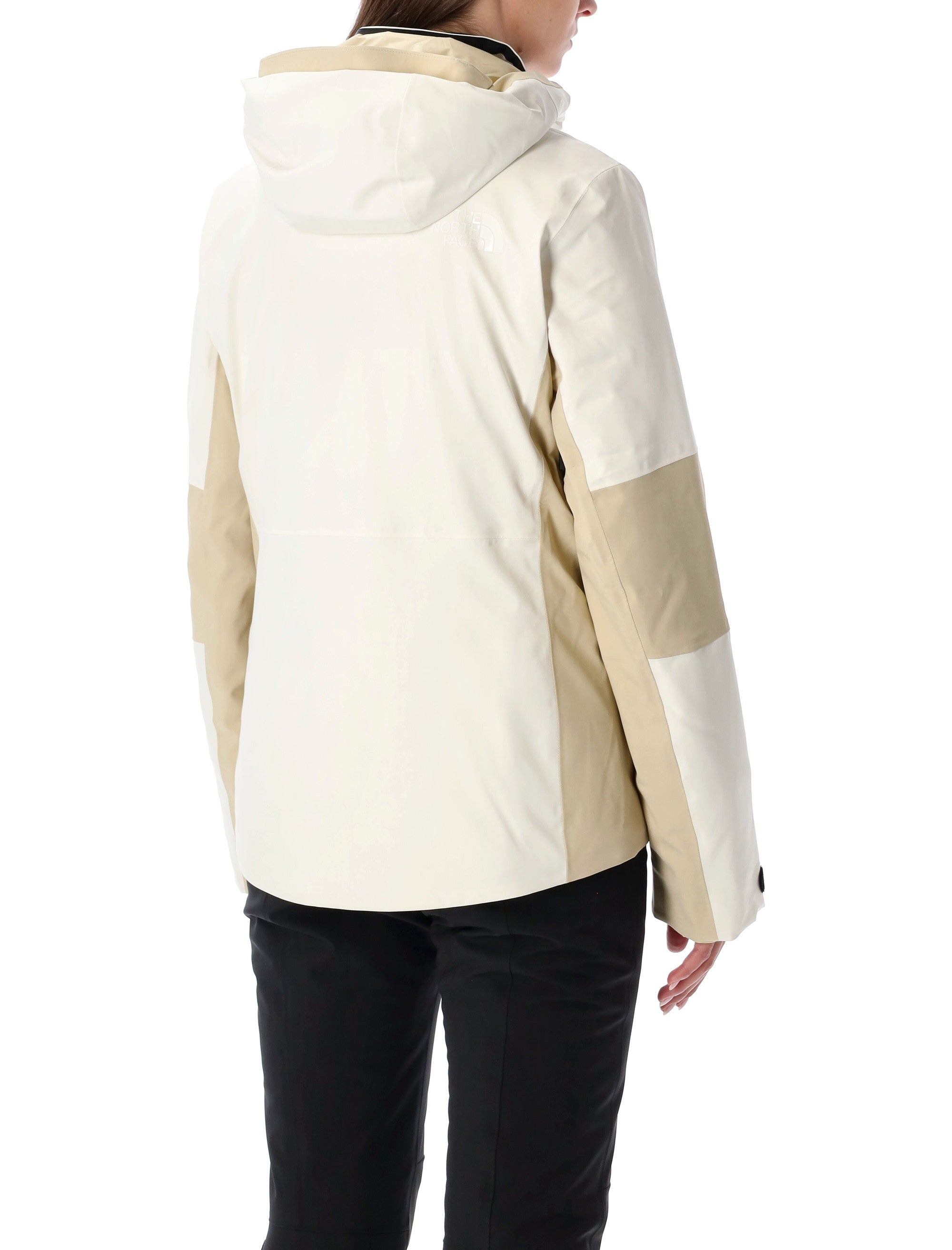 The North Face Lenado ski jacket beige and white Polyester Wear