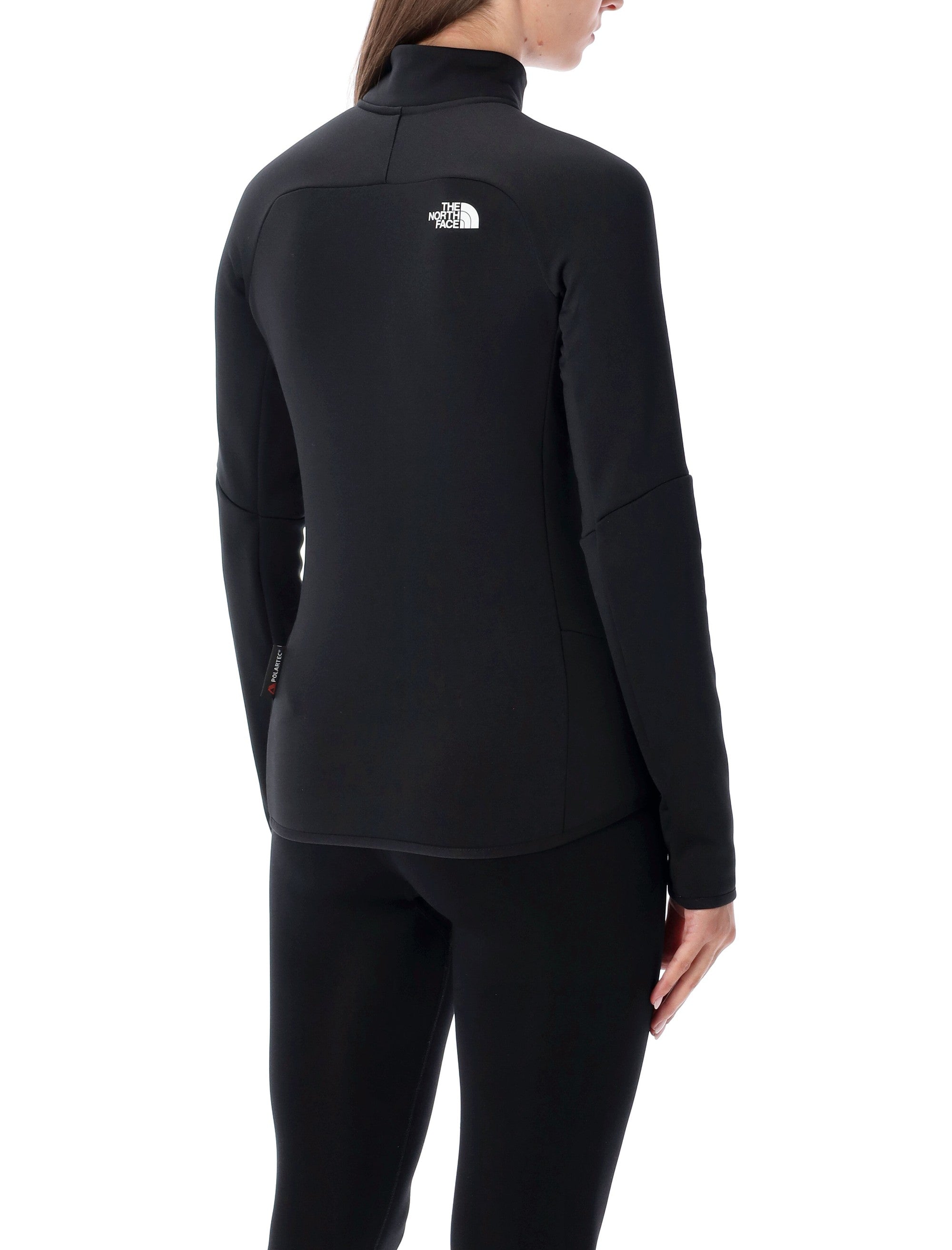 The North Face black Polartec® Meteora technical fleece 1-4 zip Polyester Ski Wear